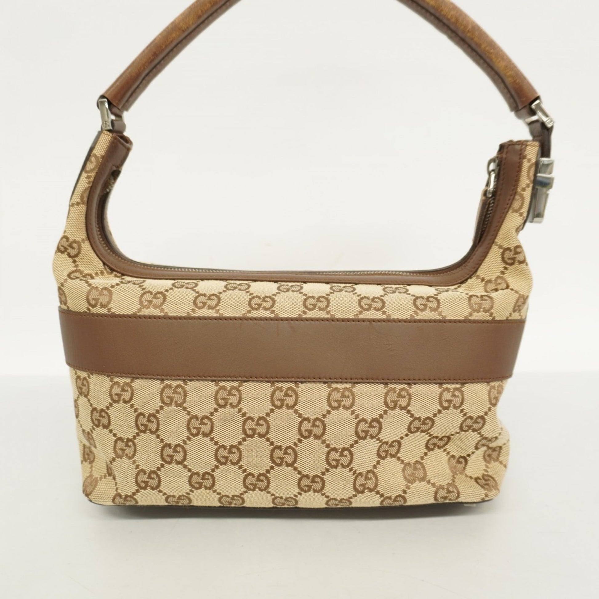 Gucci Brown Canvas Shoulder Bag