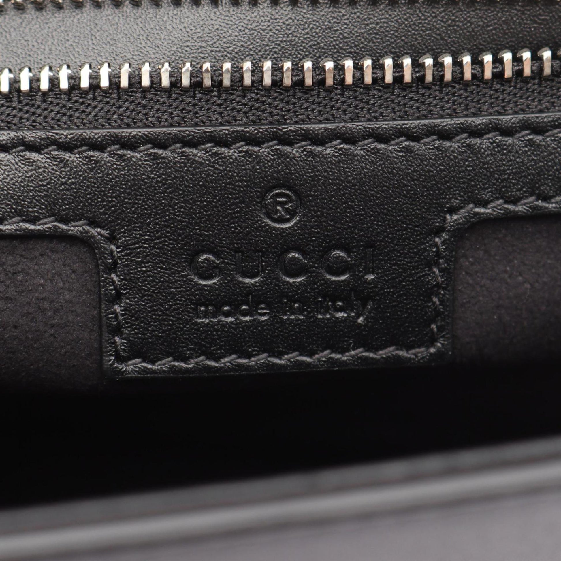 Gucci Black Leather Shoulder Bag