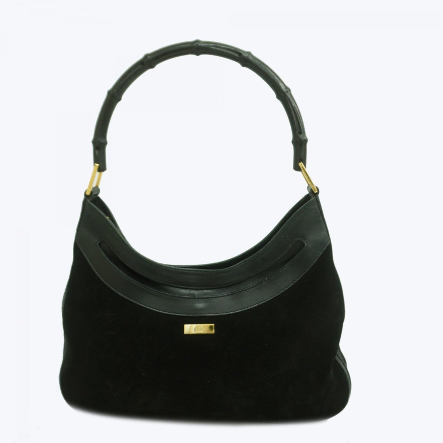 Gucci Black Suede Shoulder Bag