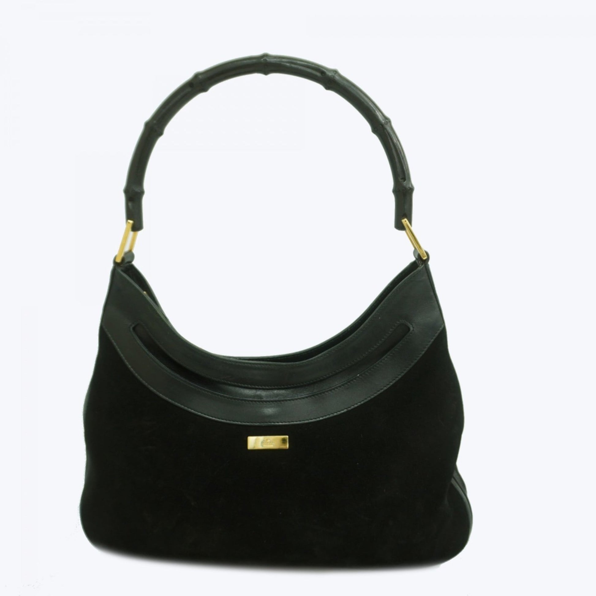 Gucci Black Suede Shoulder Bag