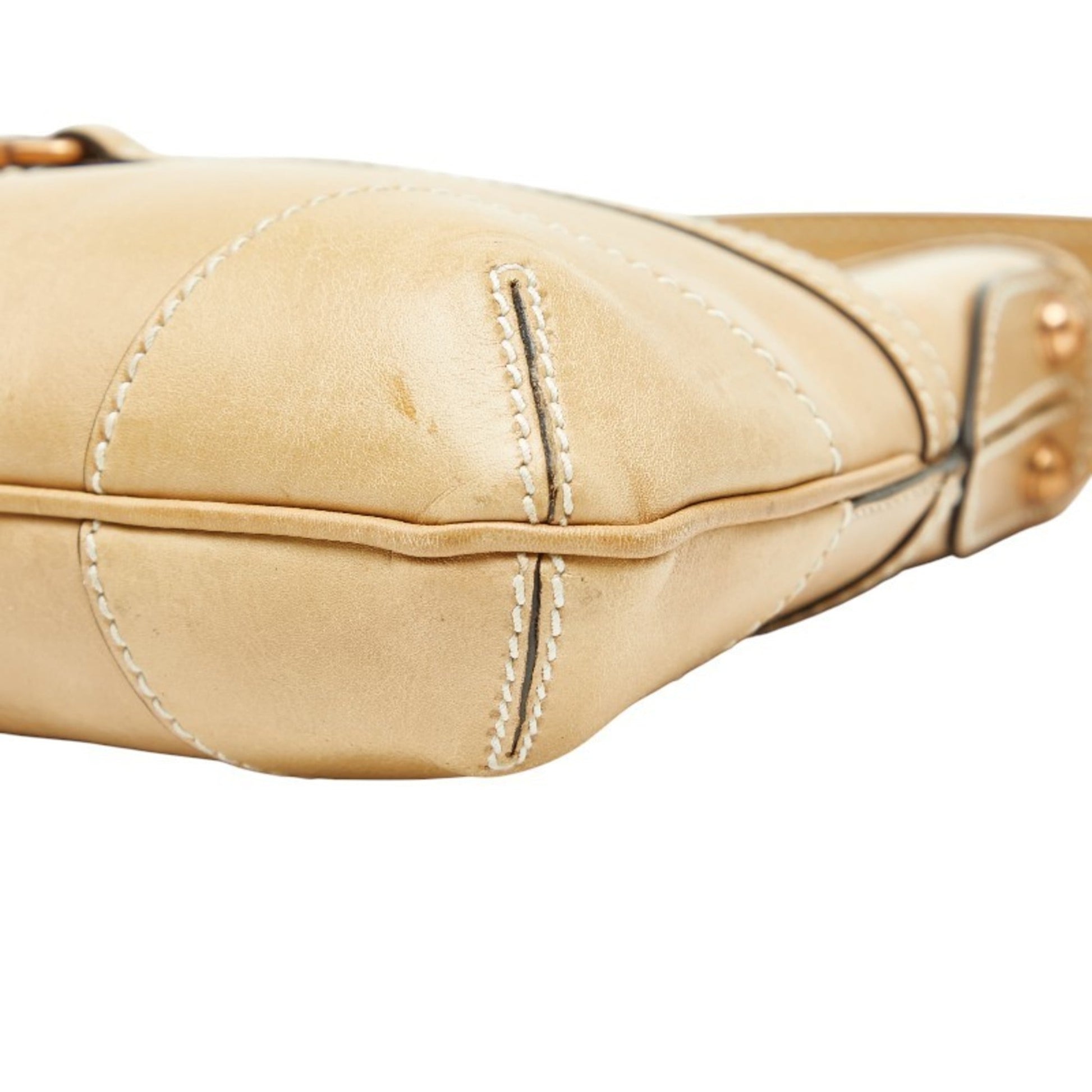 Gucci Beige Leather Shoulder Bag