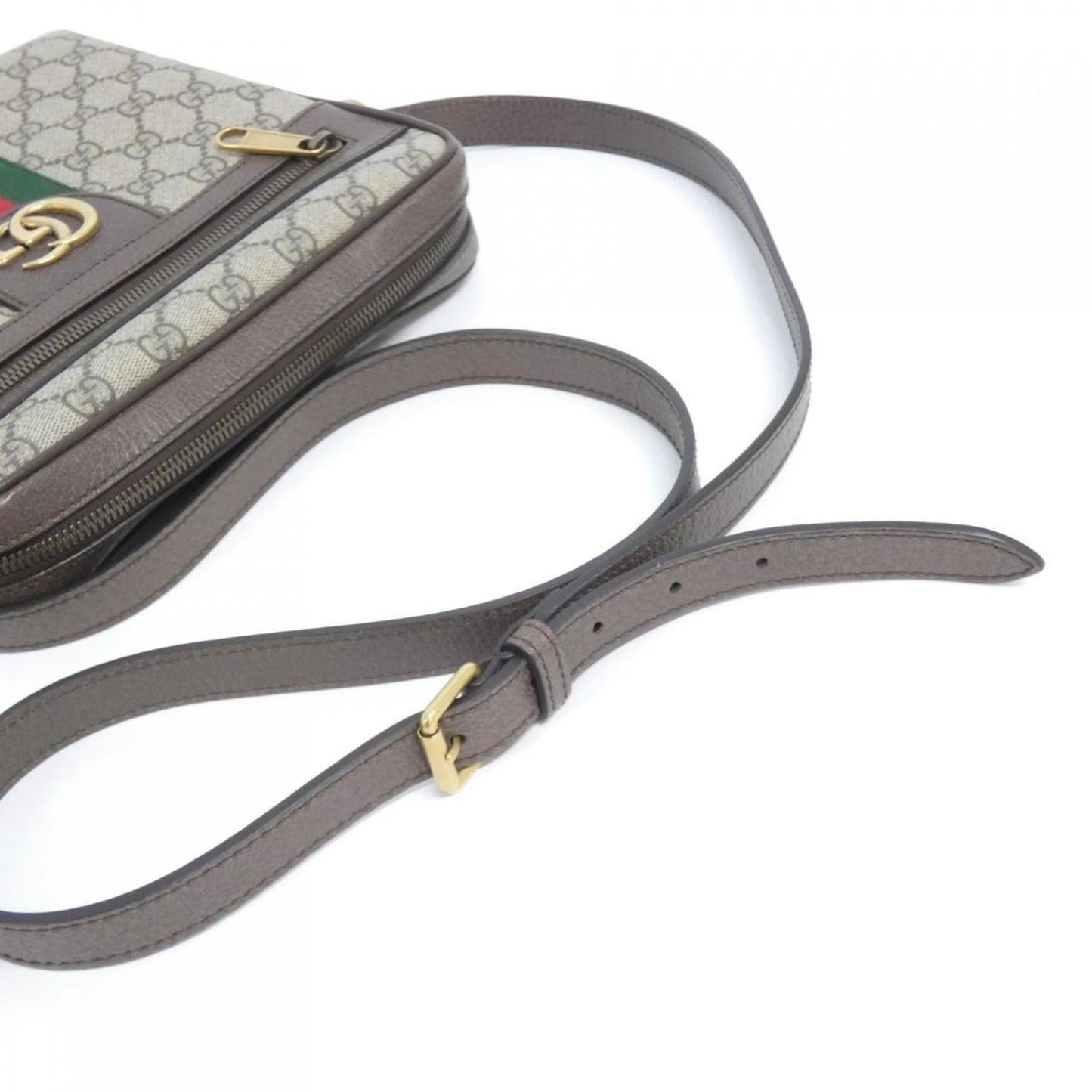 Gucci Beige Brown Gg Supreme Shoulder Bag