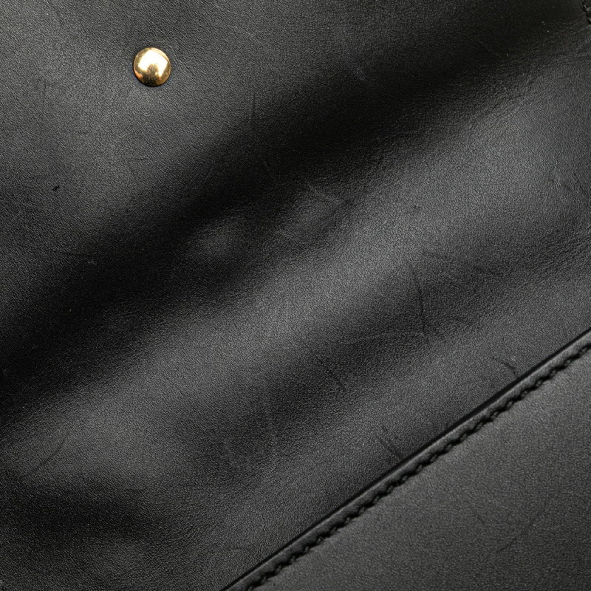 Gucci Black Leather Shoulder Bag