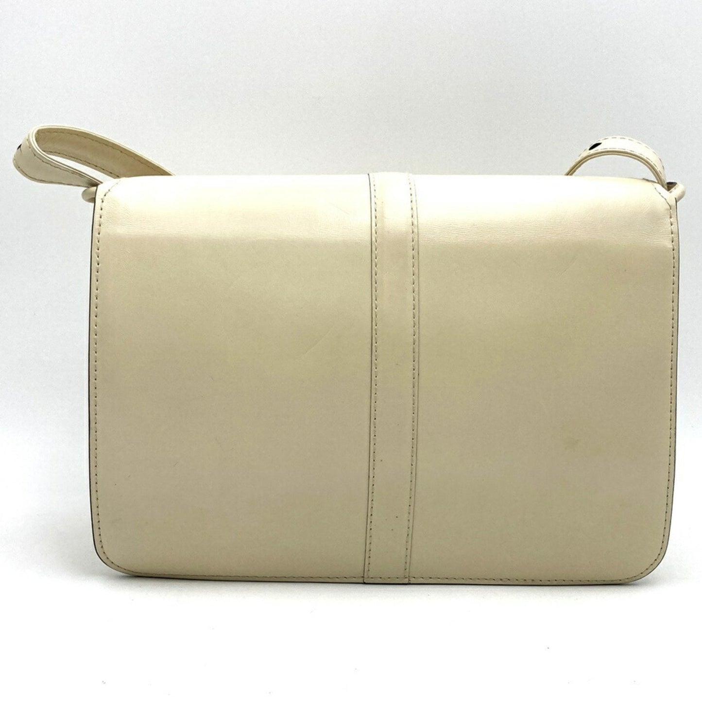 Gucci White Leather Shoulder Bag