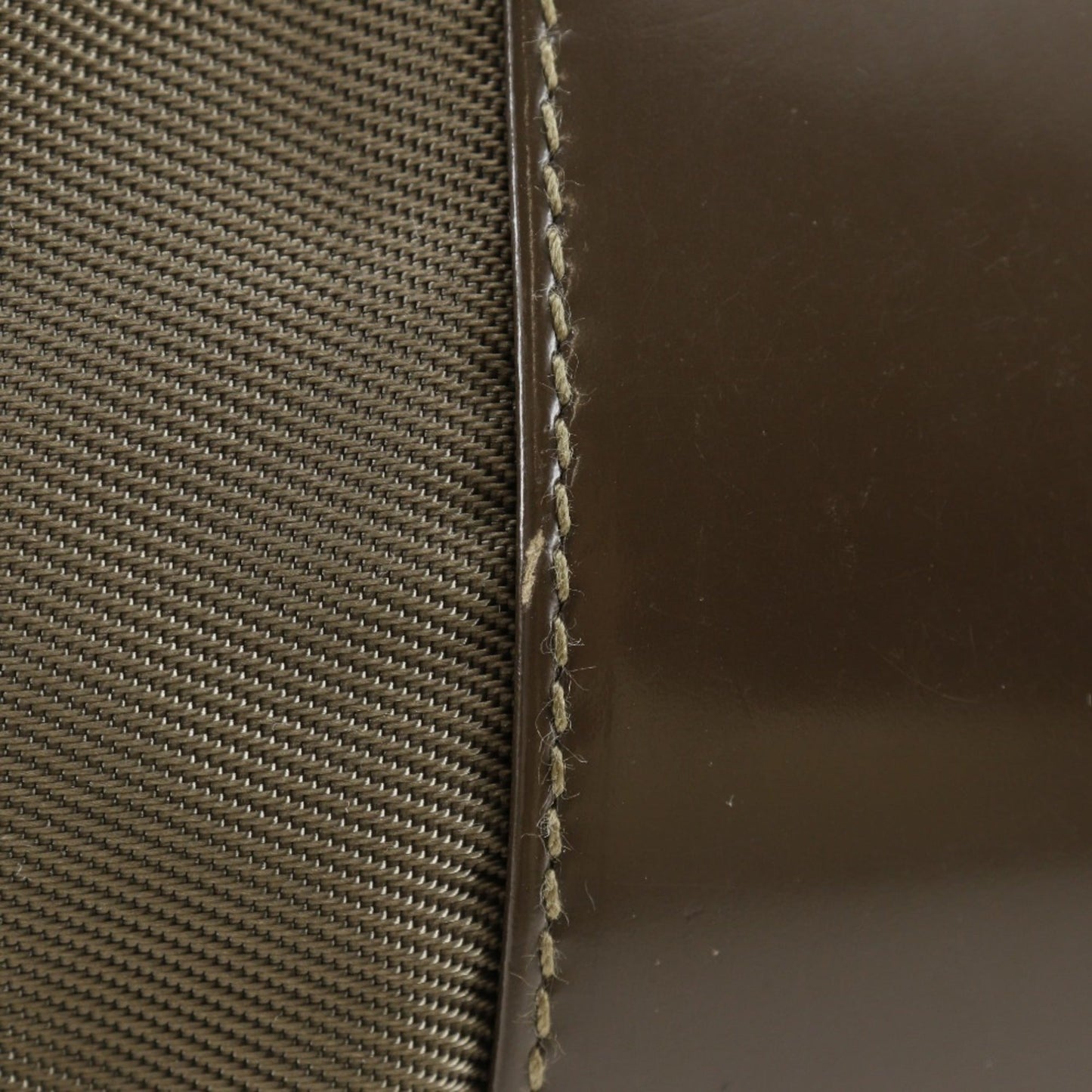 Gucci Khaki Nylon Canvas Shoulder Bag