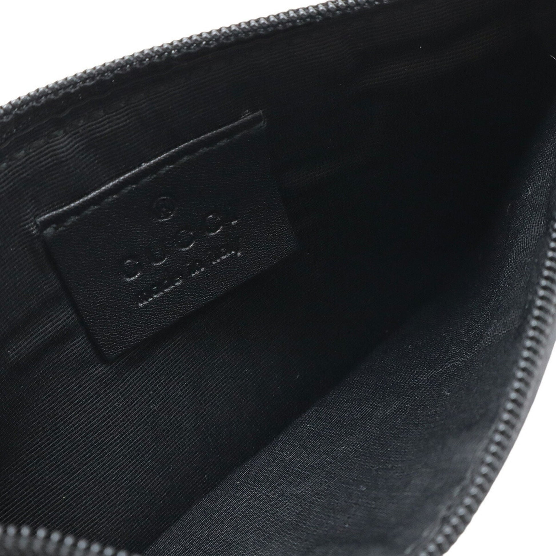 Gucci Gg Canvas Black Gg Canvas Leather Pouch Shoulder Bag