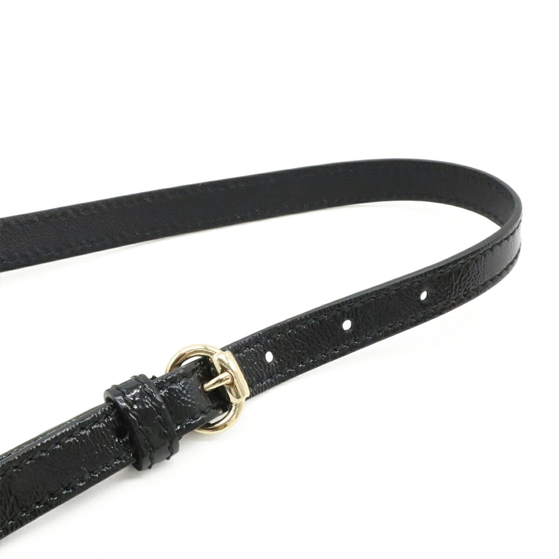 Gucci Black Leather Pochette Shoulder Bag