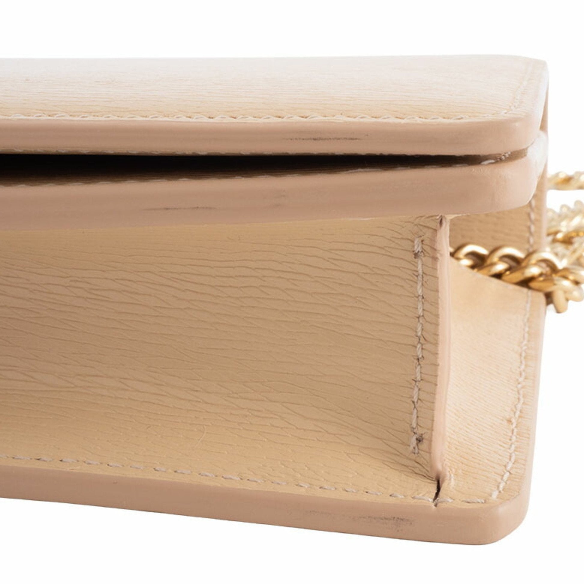 Gucci Pale Orange Leather Shoulder Bag