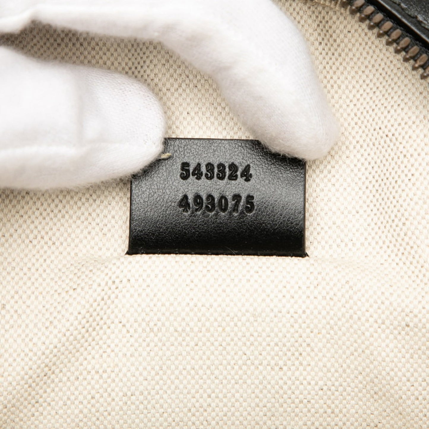 Gucci Black Yellow Leather Backpack