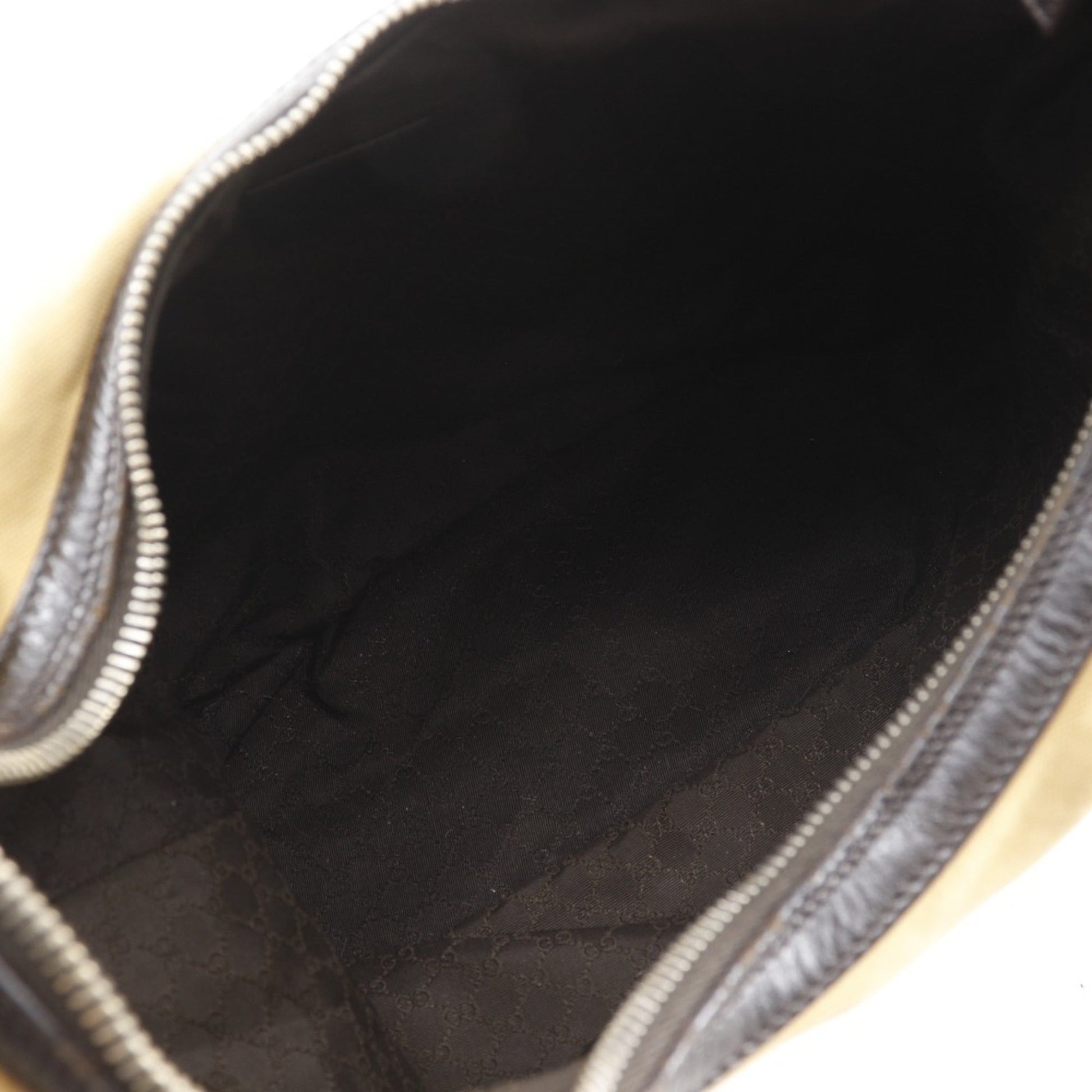 Gucci Beige Canvas Shoulder Bag