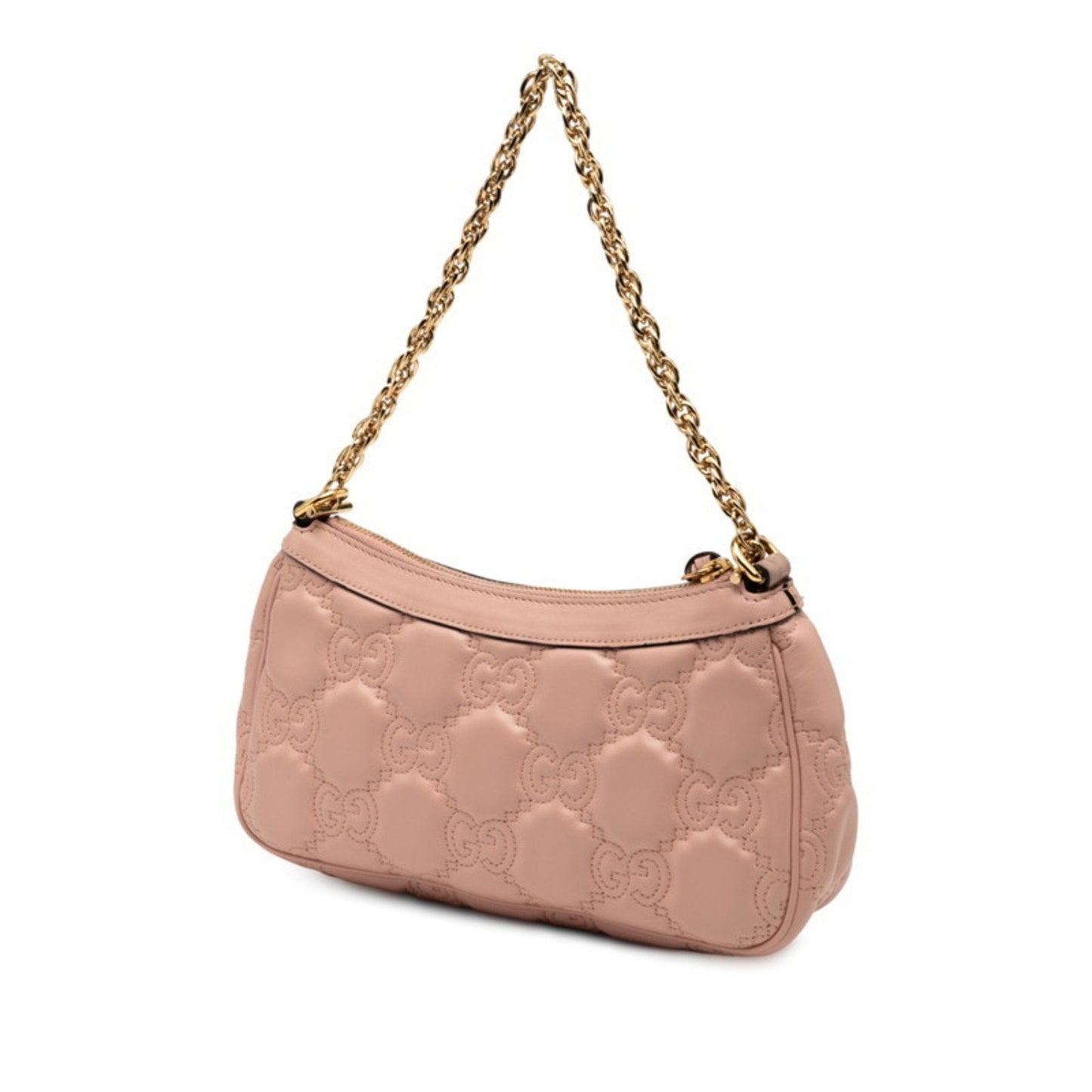 Gucci Pink Leather Handbag Shoulder Bag