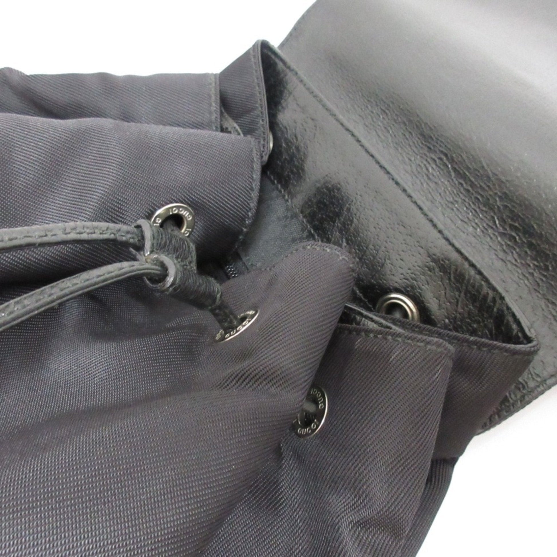 Gucci Black Nylon Backpack