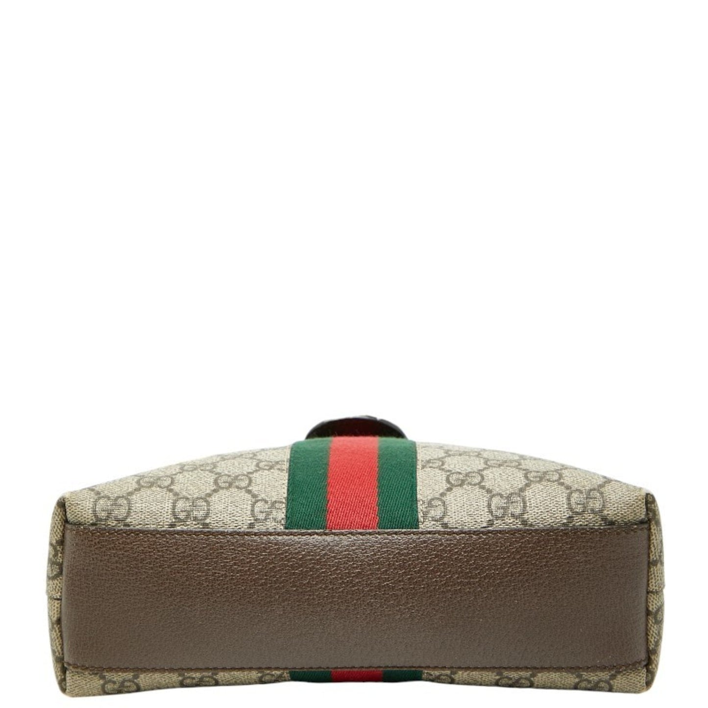 Gucci Beige Brown Suede Leather Shoulder Bag