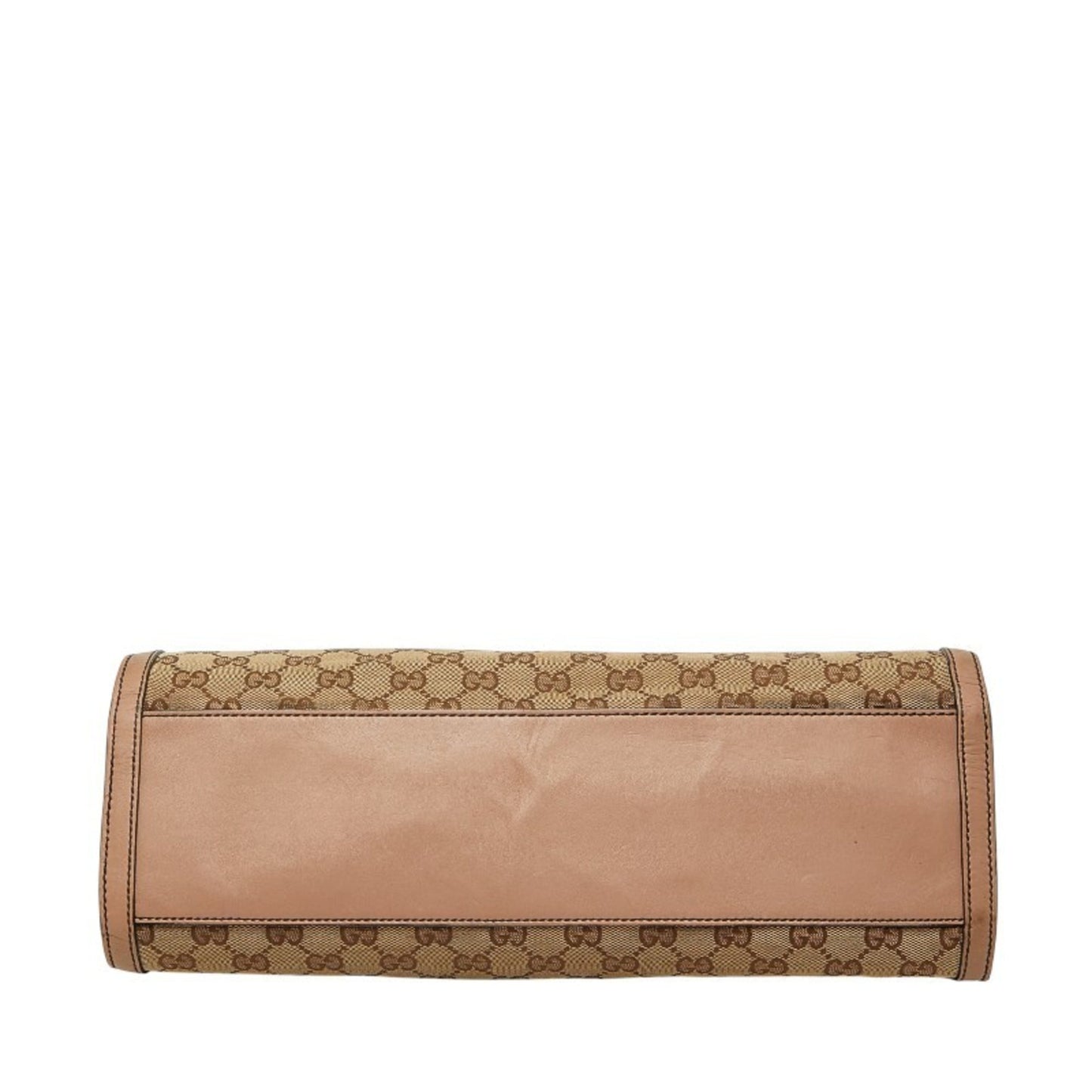 Gucci Gg Canvas Beige Pink Gg Canvas Leather Shoulder Bag