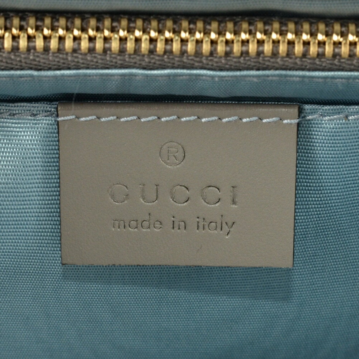 Gucci Gray Leather Shoulder Bag