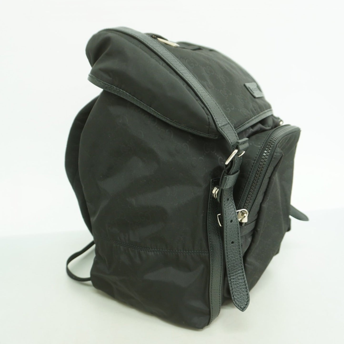 Gucci Black Nylon Backpack