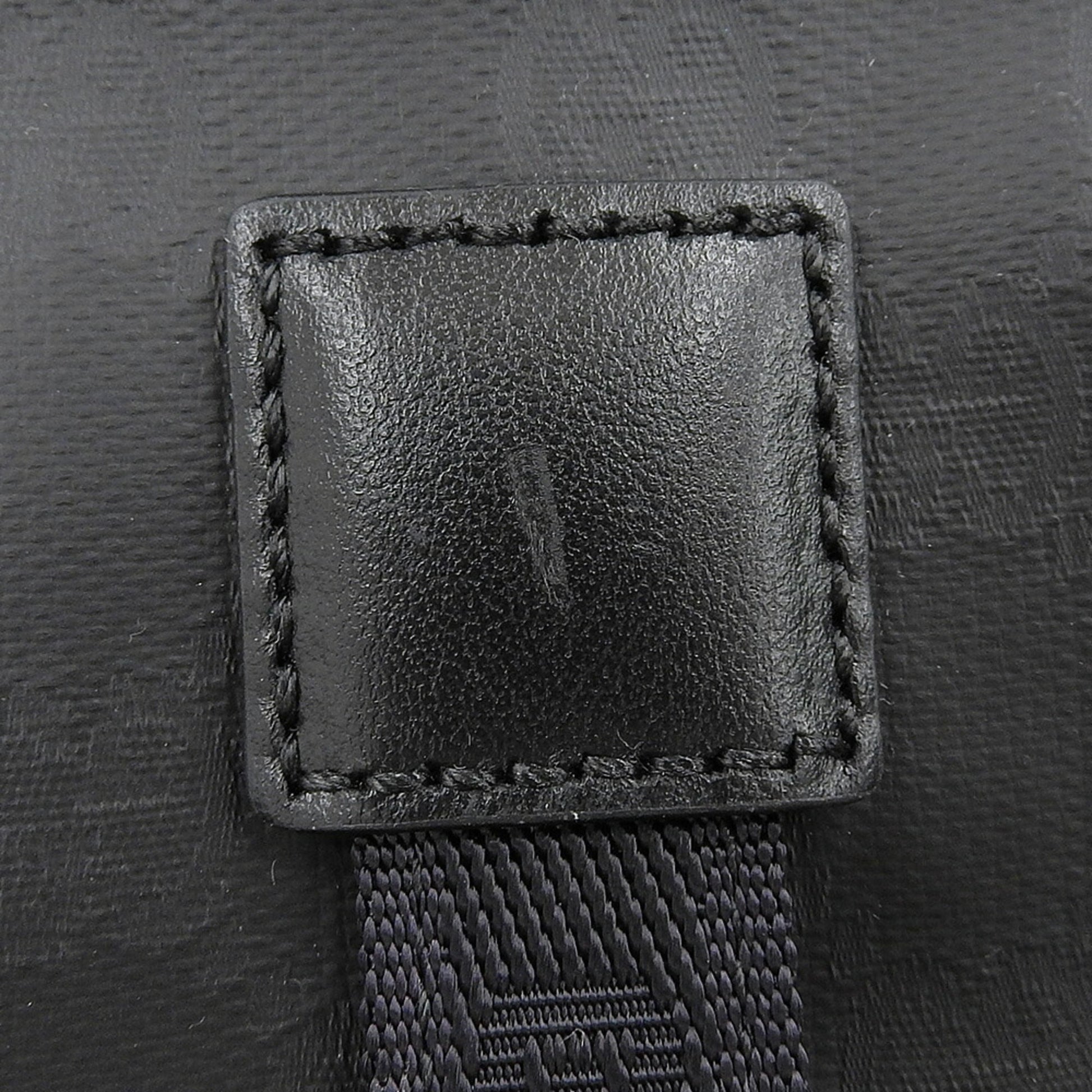 Gucci Black Coated Canvas Backpack