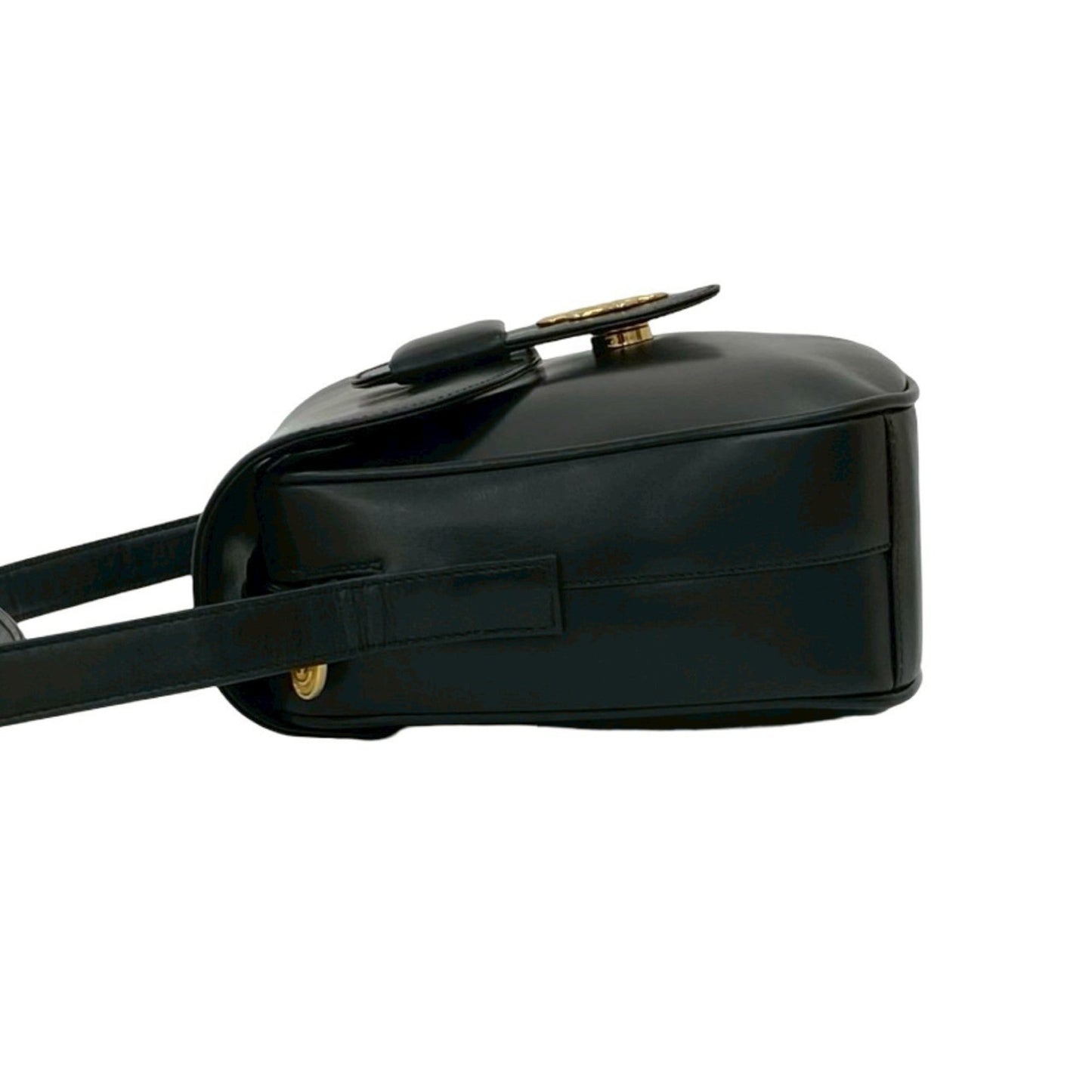 Gucci Black Leather Pochette Shoulder Bag