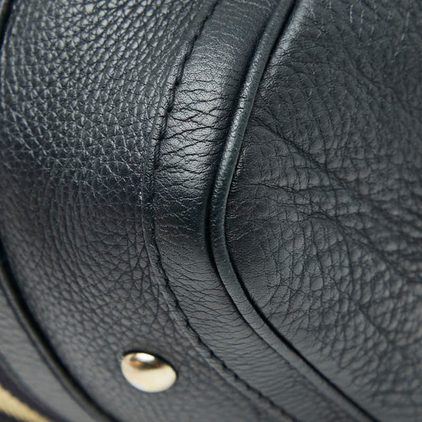 Gucci Black Multi-Color Canvas Leather Boston Bag Shoulder Bag