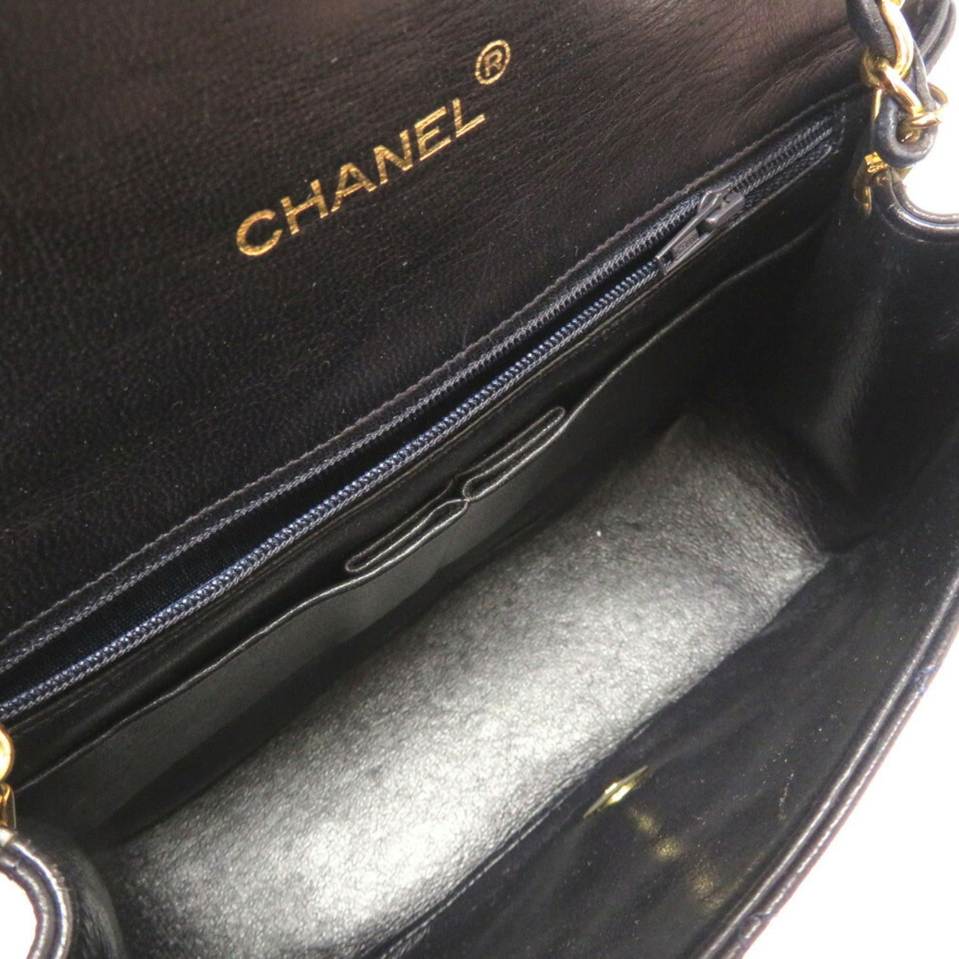 Chanel matelasse lambskin navy (6 digits) gold chain shoulder bag coco mark turnlock blue