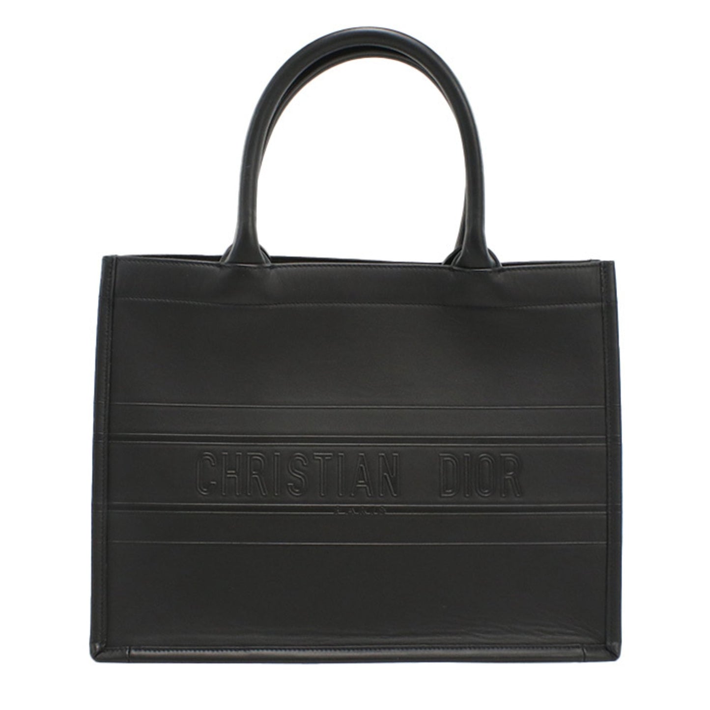 Dior Handbag Christian Tote Bag 4 Leather Black