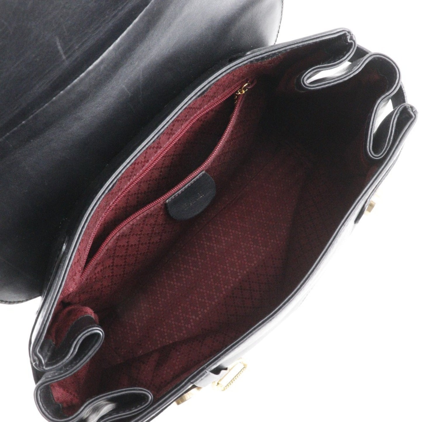 Gucci Black Leather Backpack