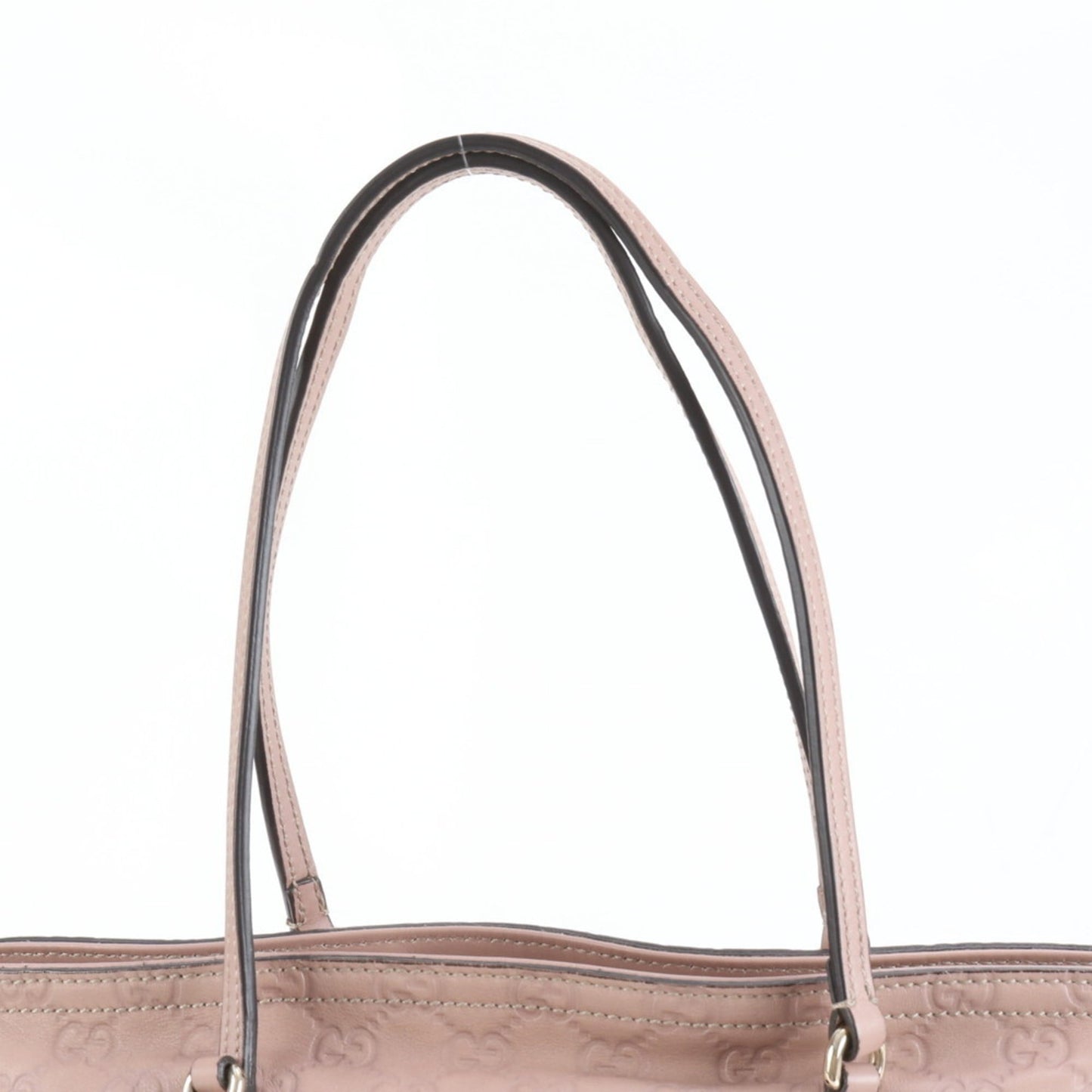 Gucci Pink Leather Tote Bag