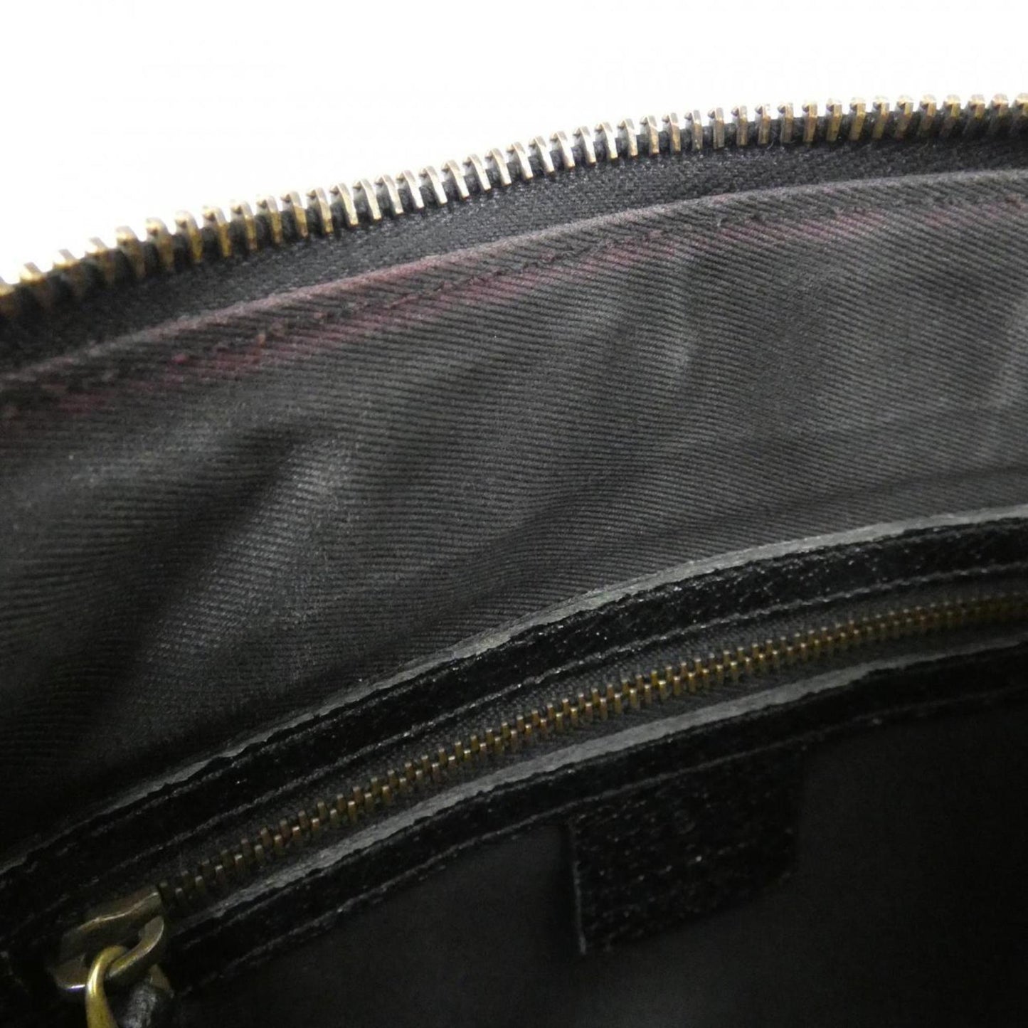 Gucci Black Gg Canvas Shoulder Bag