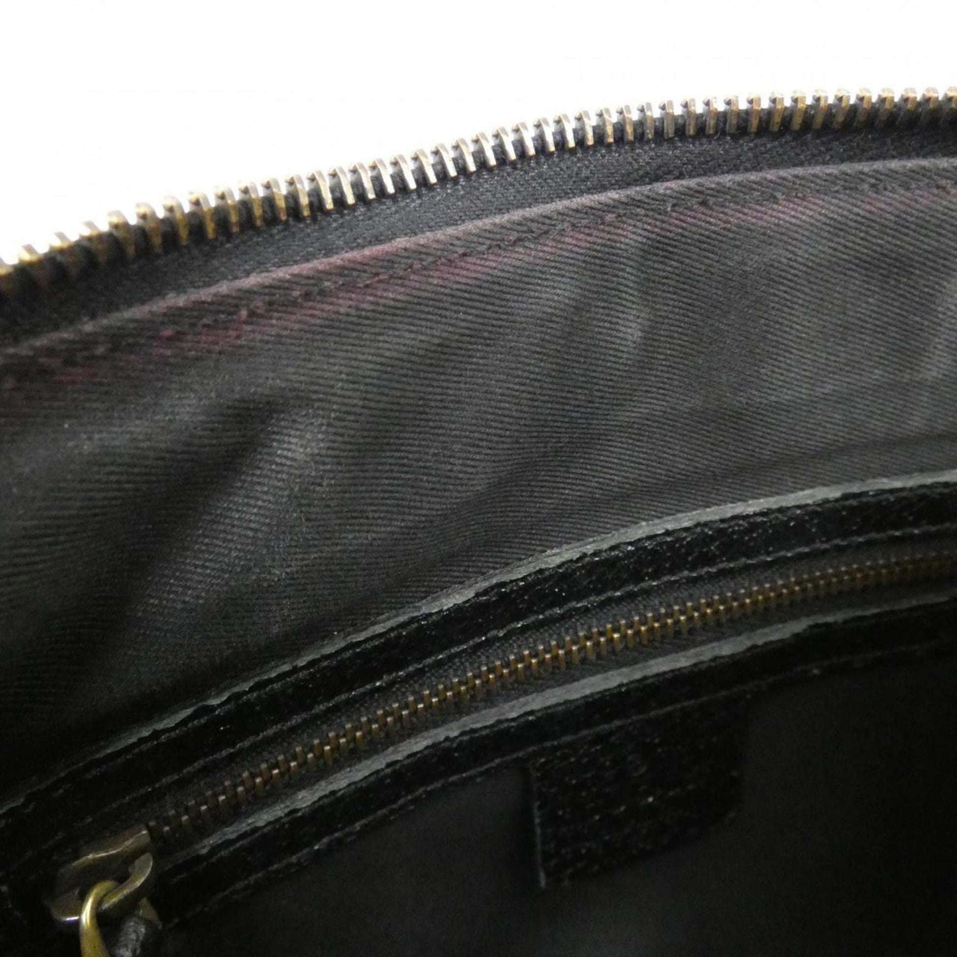 Gucci Black Gg Canvas Shoulder Bag