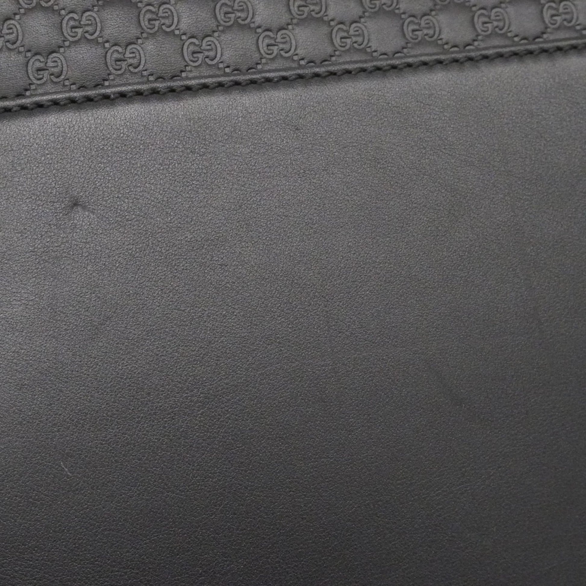 Gucci Black Leather Backpack