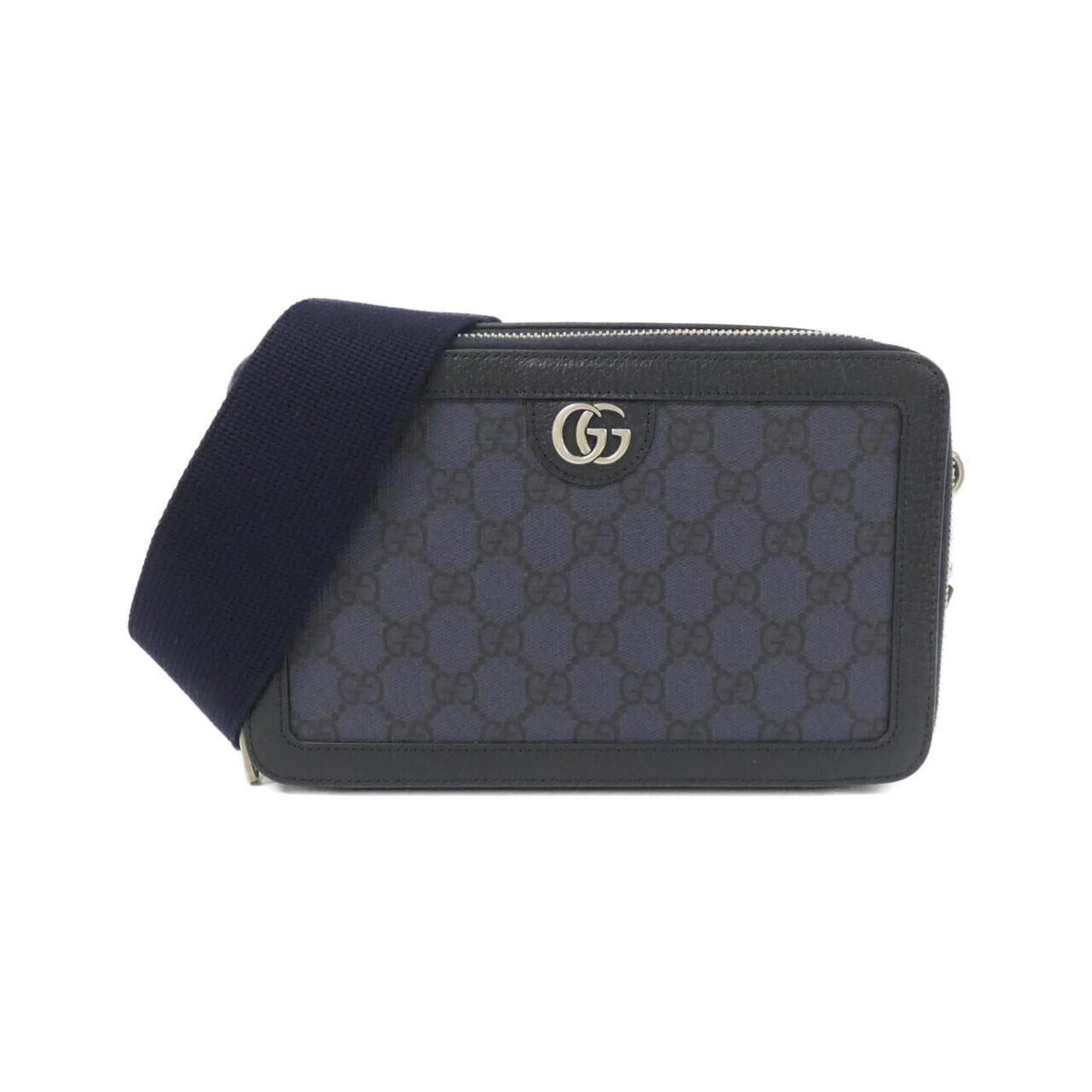 Gucci Black Blue Gg Supreme Shoulder Bag