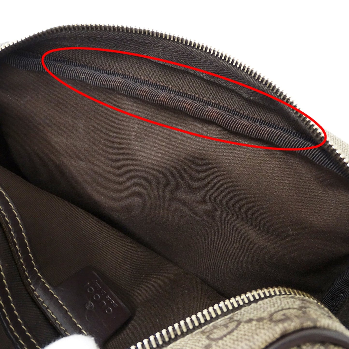 Gucci Beige Brown Gg Supreme Shoulder Bag