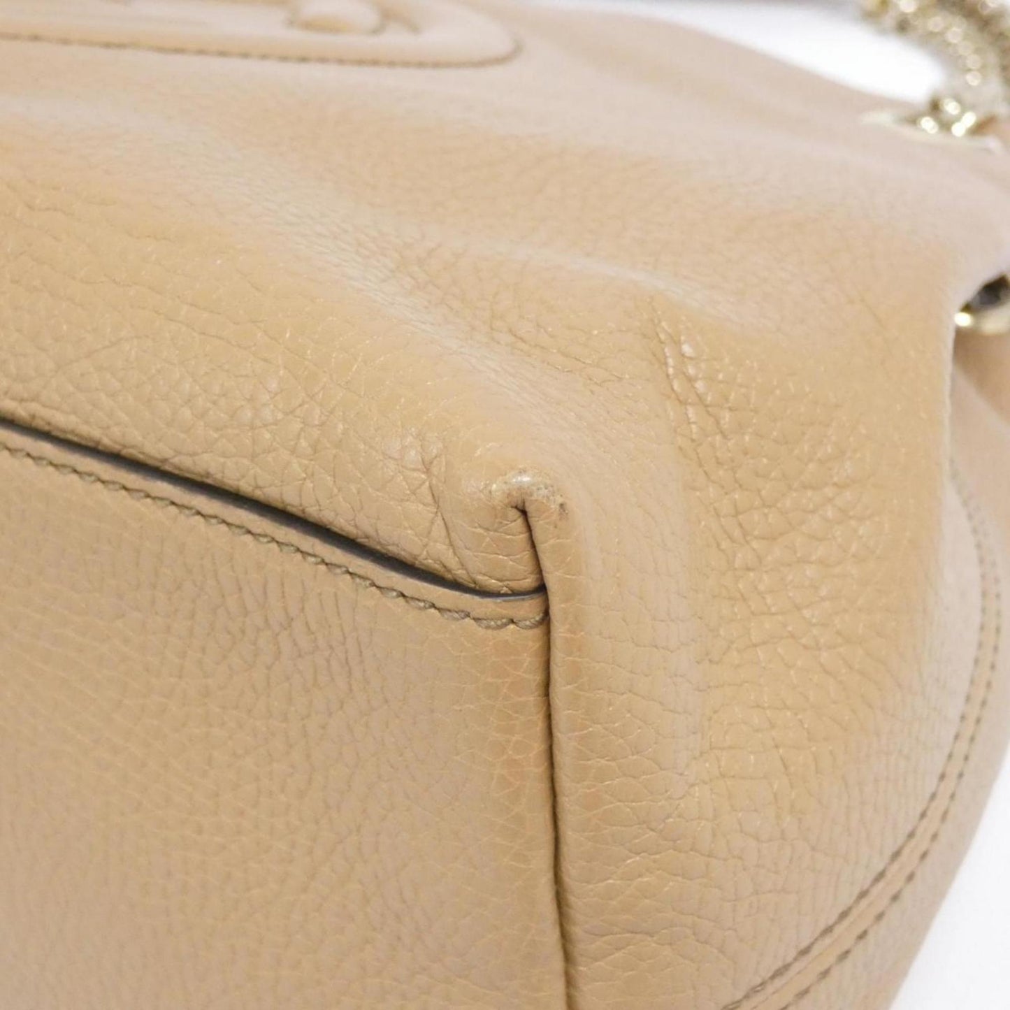 Gucci Beige Leather Shoulder Bag