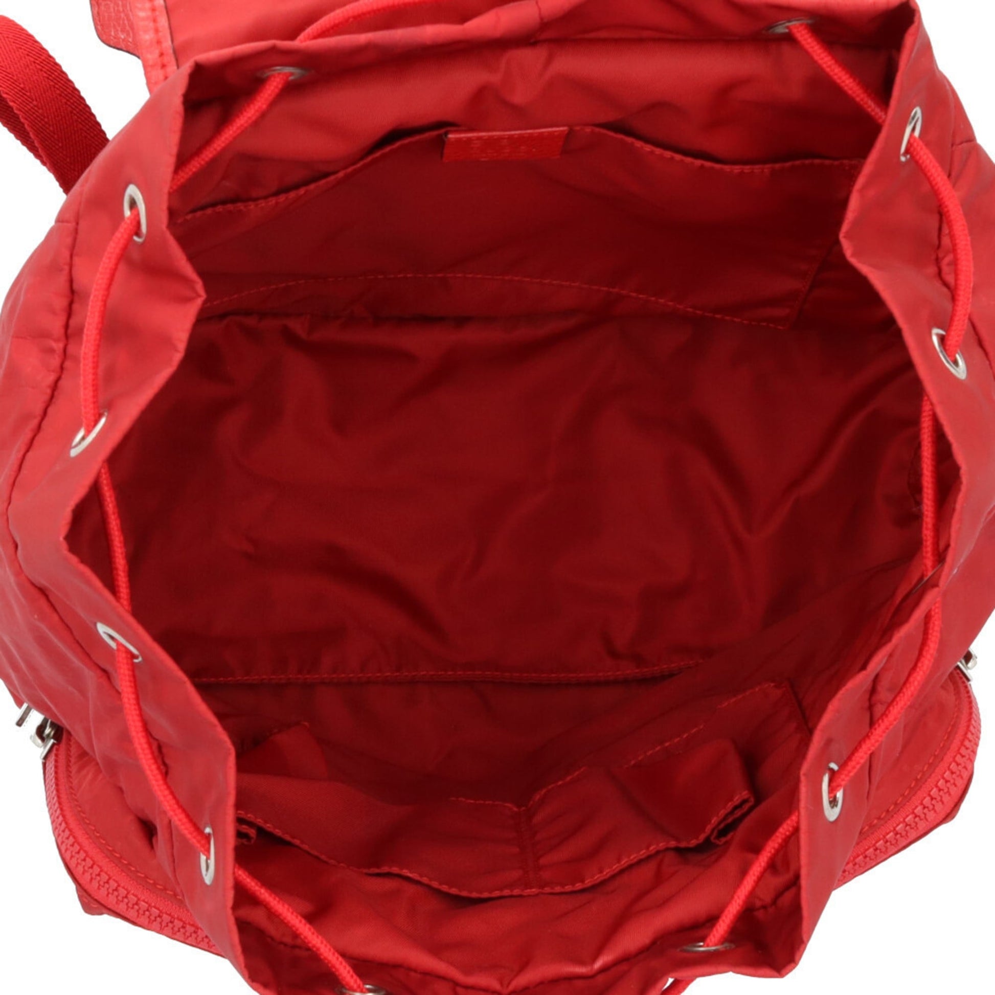 Gucci Red Color Nylon Backpack