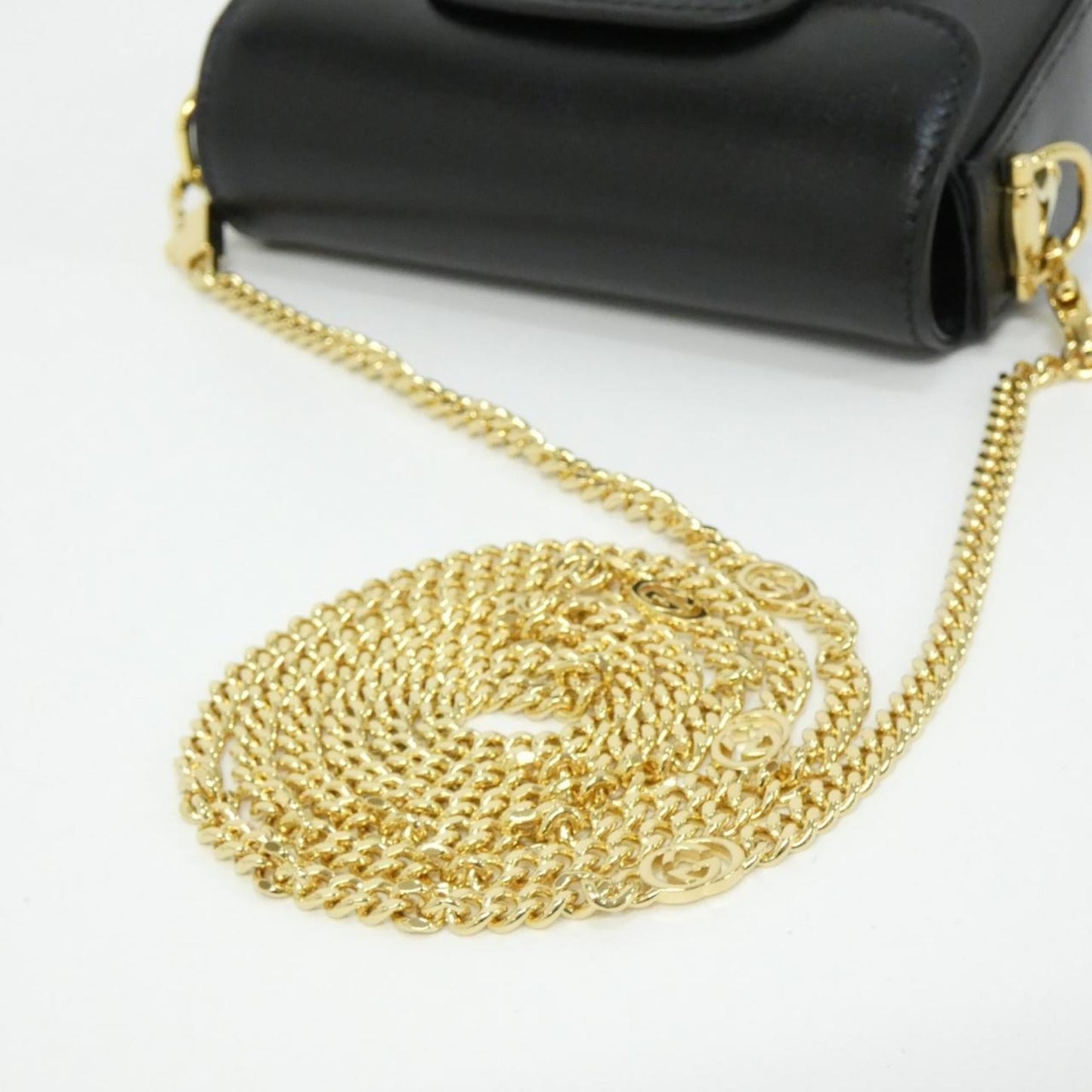 Gucci Black Leather Shoulder Bag