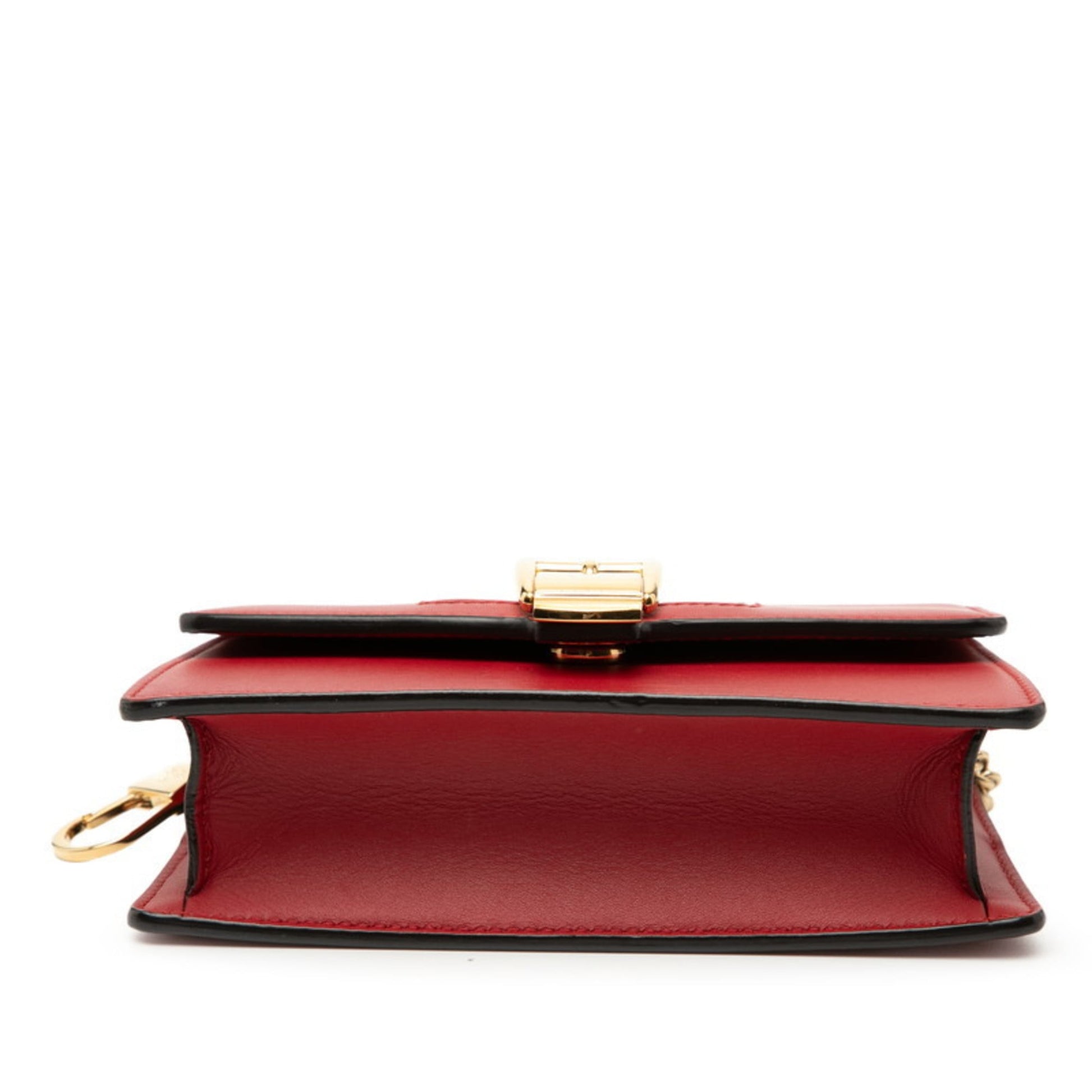 Gucci Multi-Color Red Color Leather Shoulder Bag