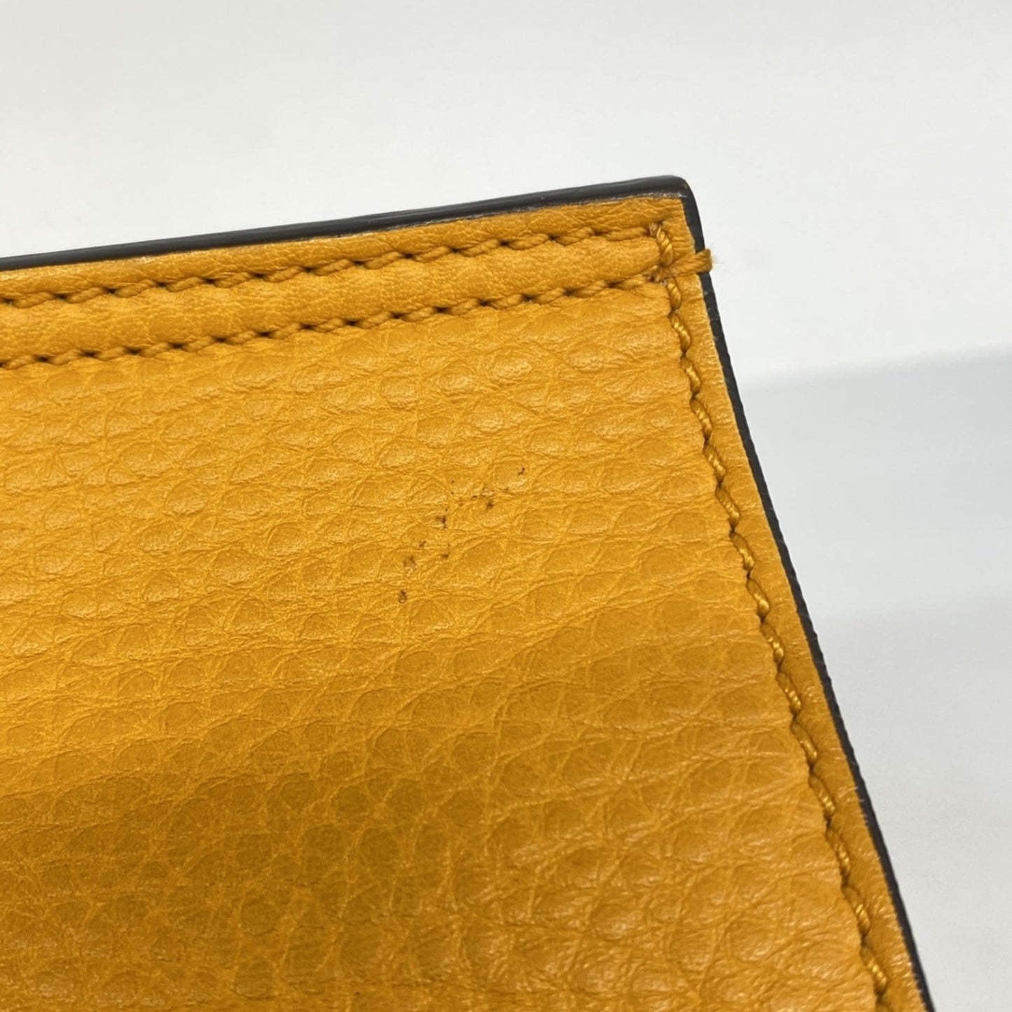 Gucci Orange Leather Handbag
