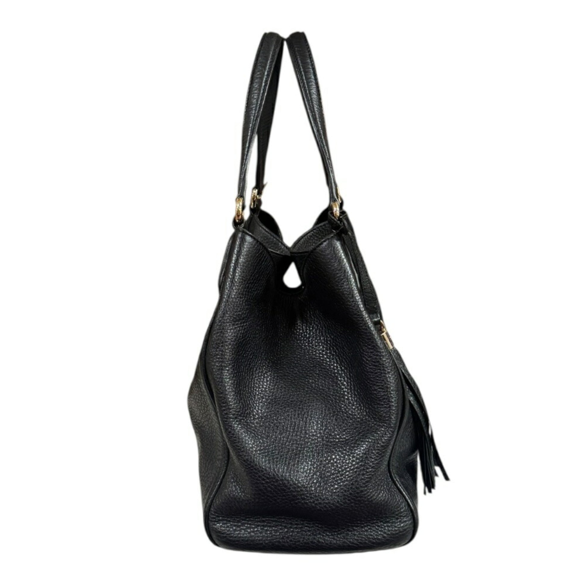 Gucci Black Leather Shoulder Bag