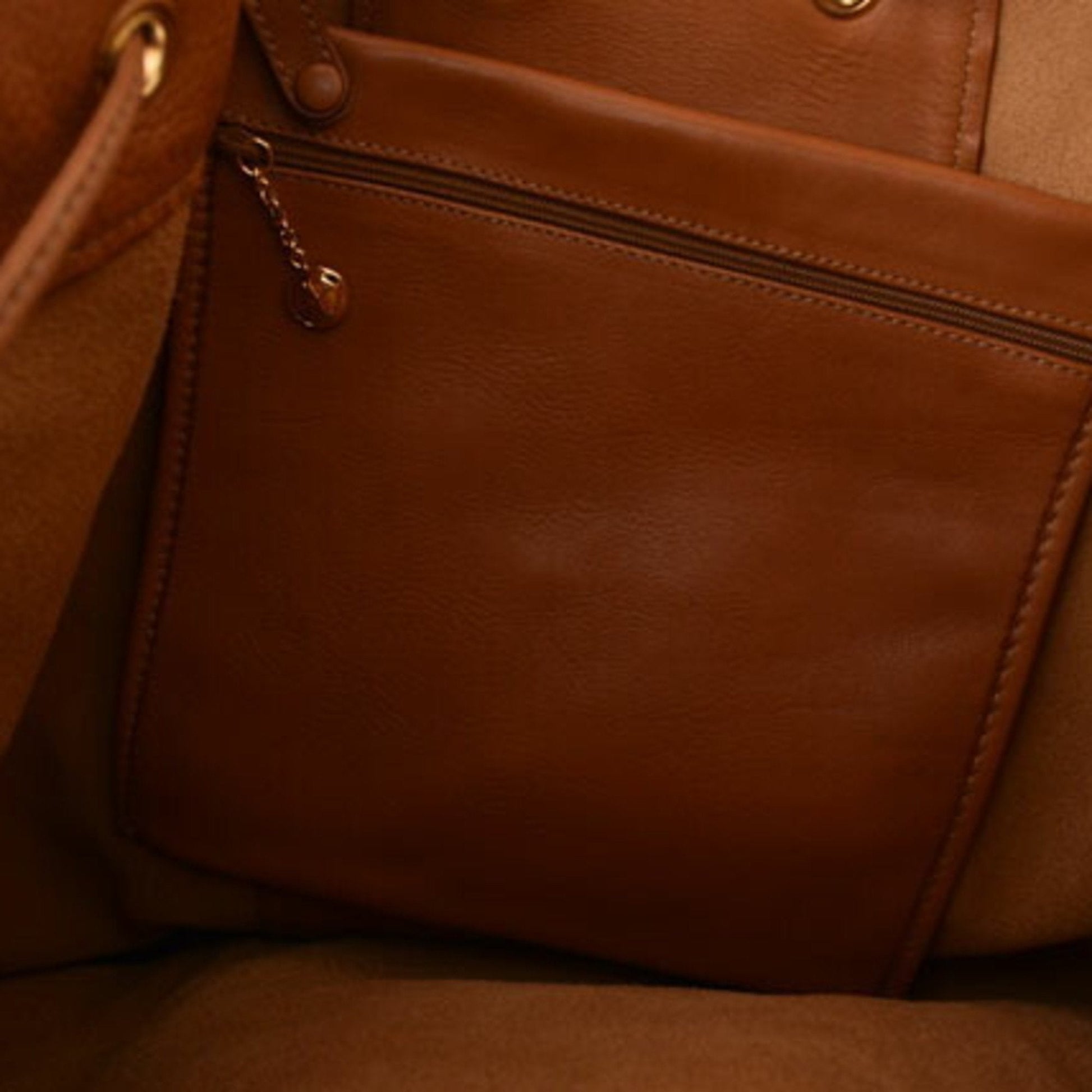 Gucci Brown Leather Shoulder Bag Sling Bag