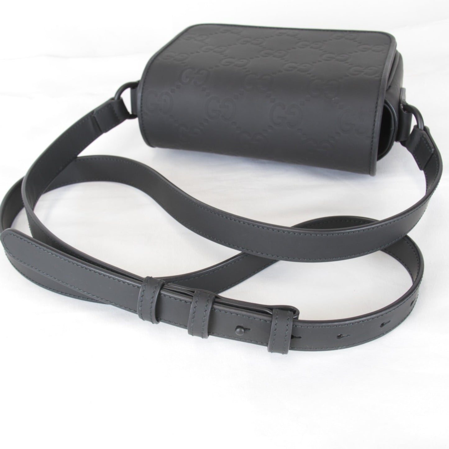 Gucci Black Rubber Shoulder Bag
