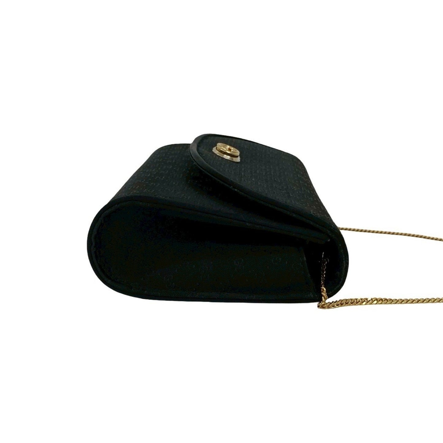 Gucci Black Satin Shoulder Bag
