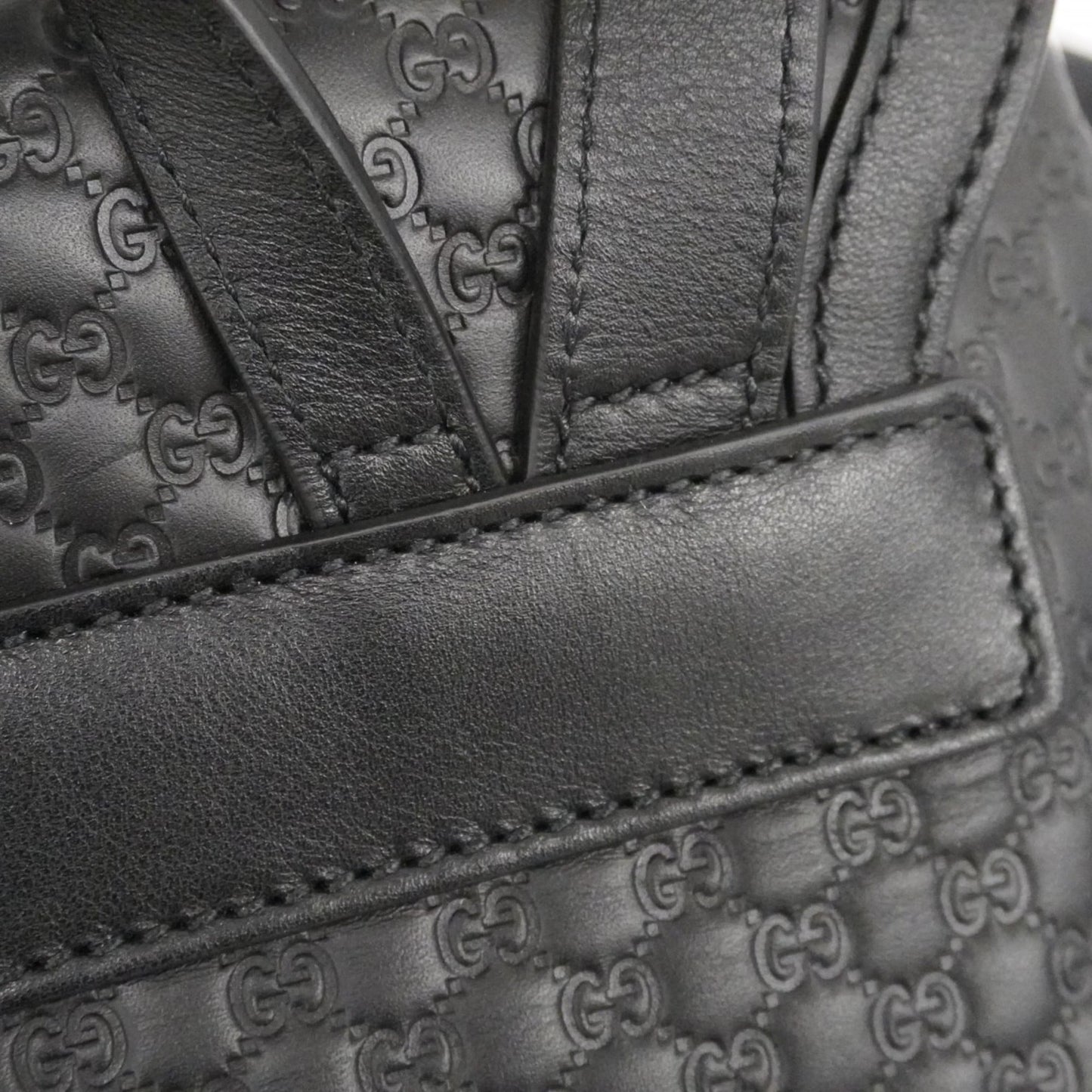 Gucci Black Leather Backpack