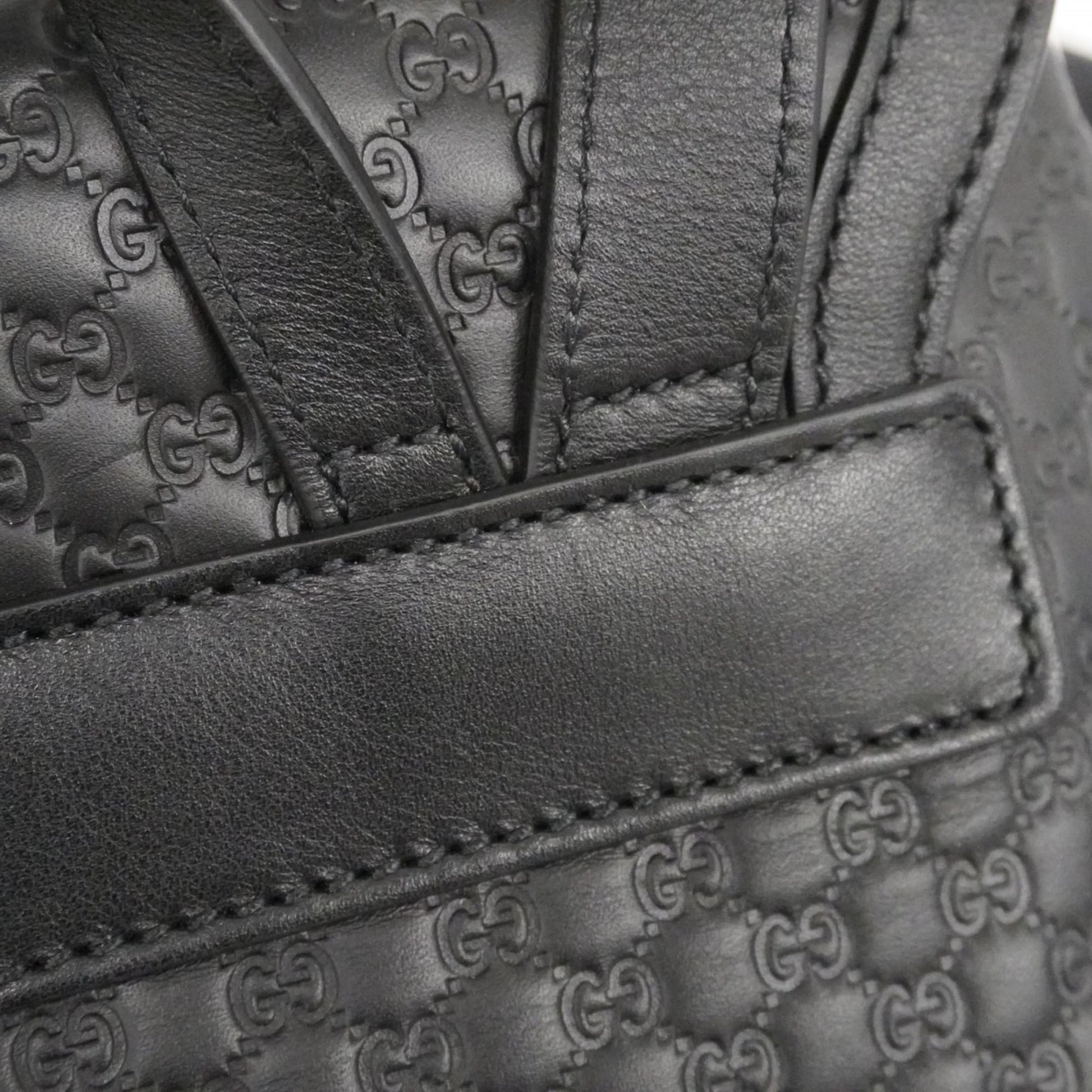 Gucci Black Leather Backpack