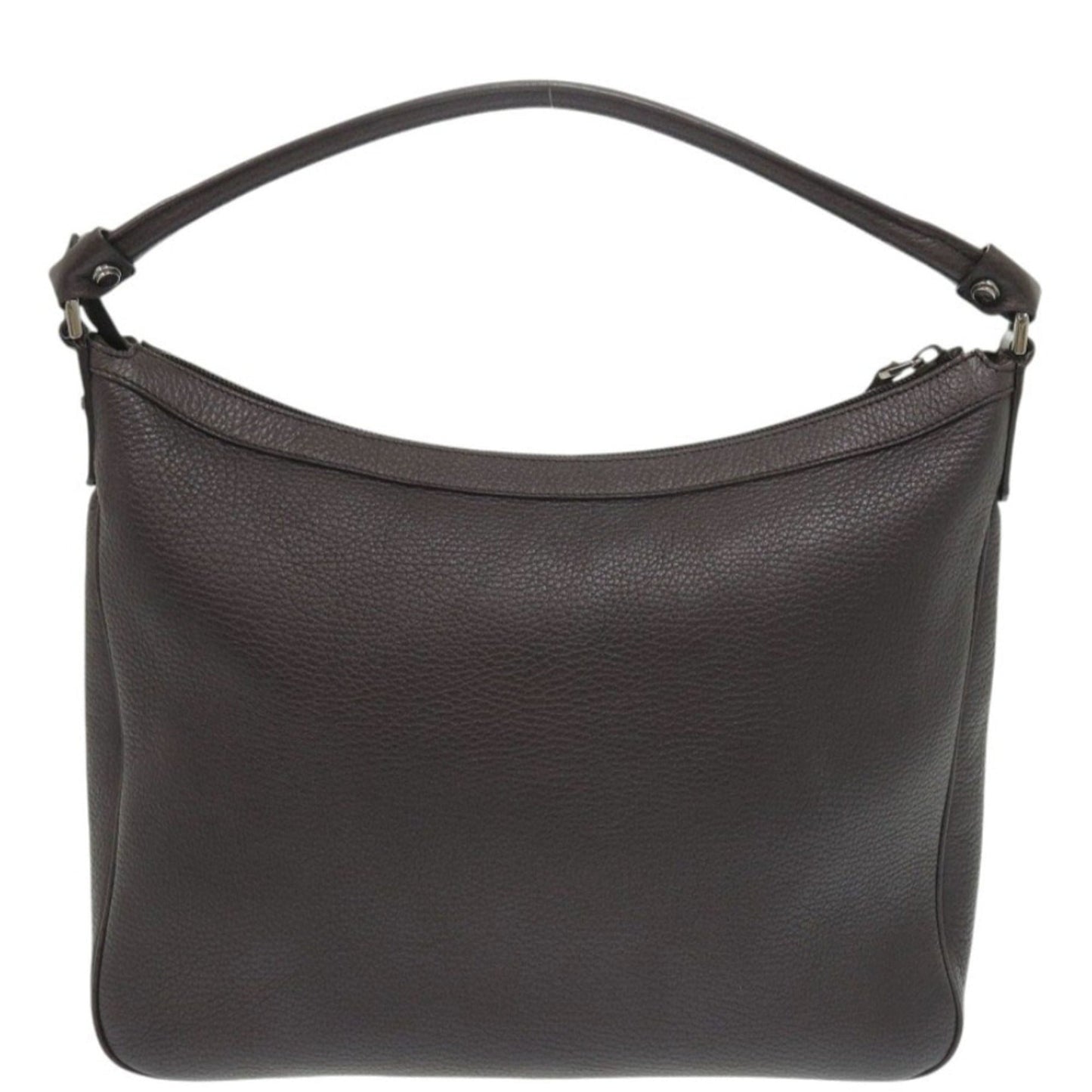 Gucci Dark Brown Leather Handbag Shoulder Bag