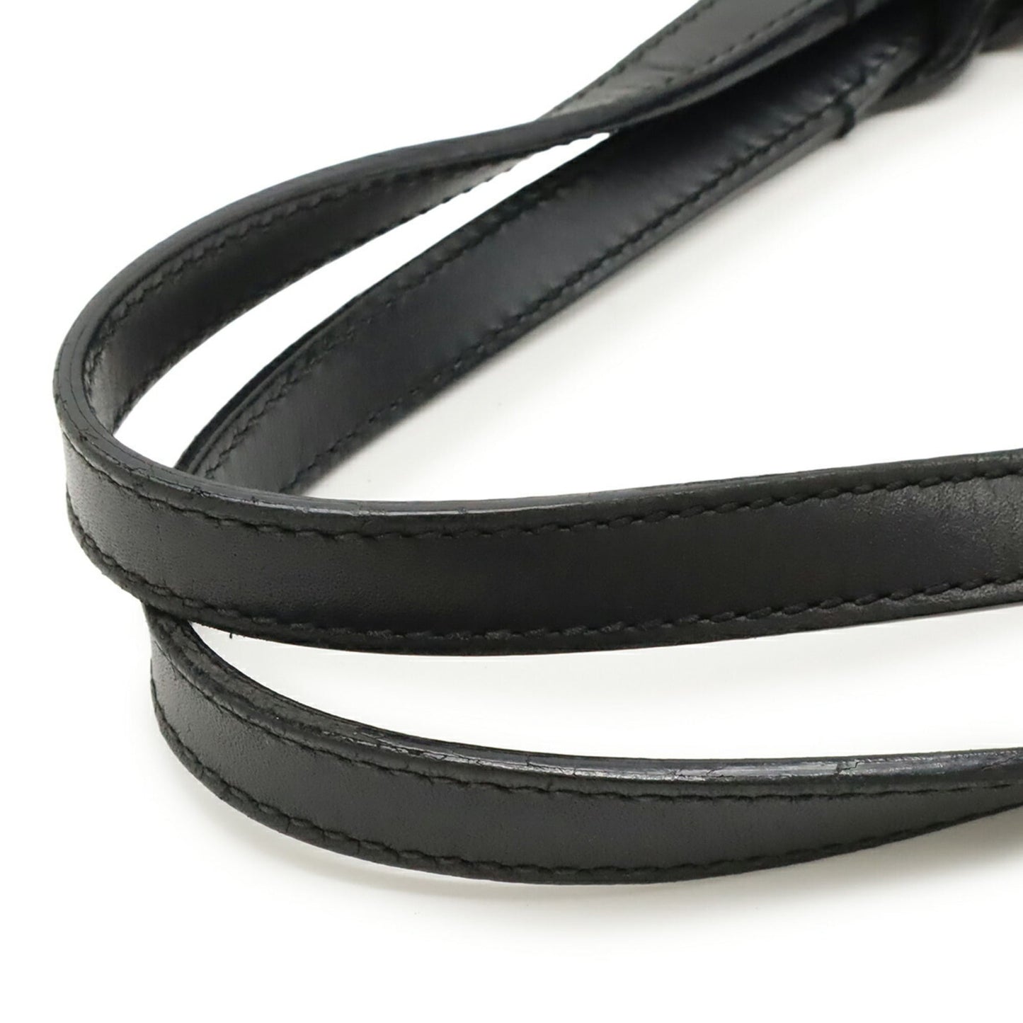 Gucci Black Leather Handbag Tote Bag
