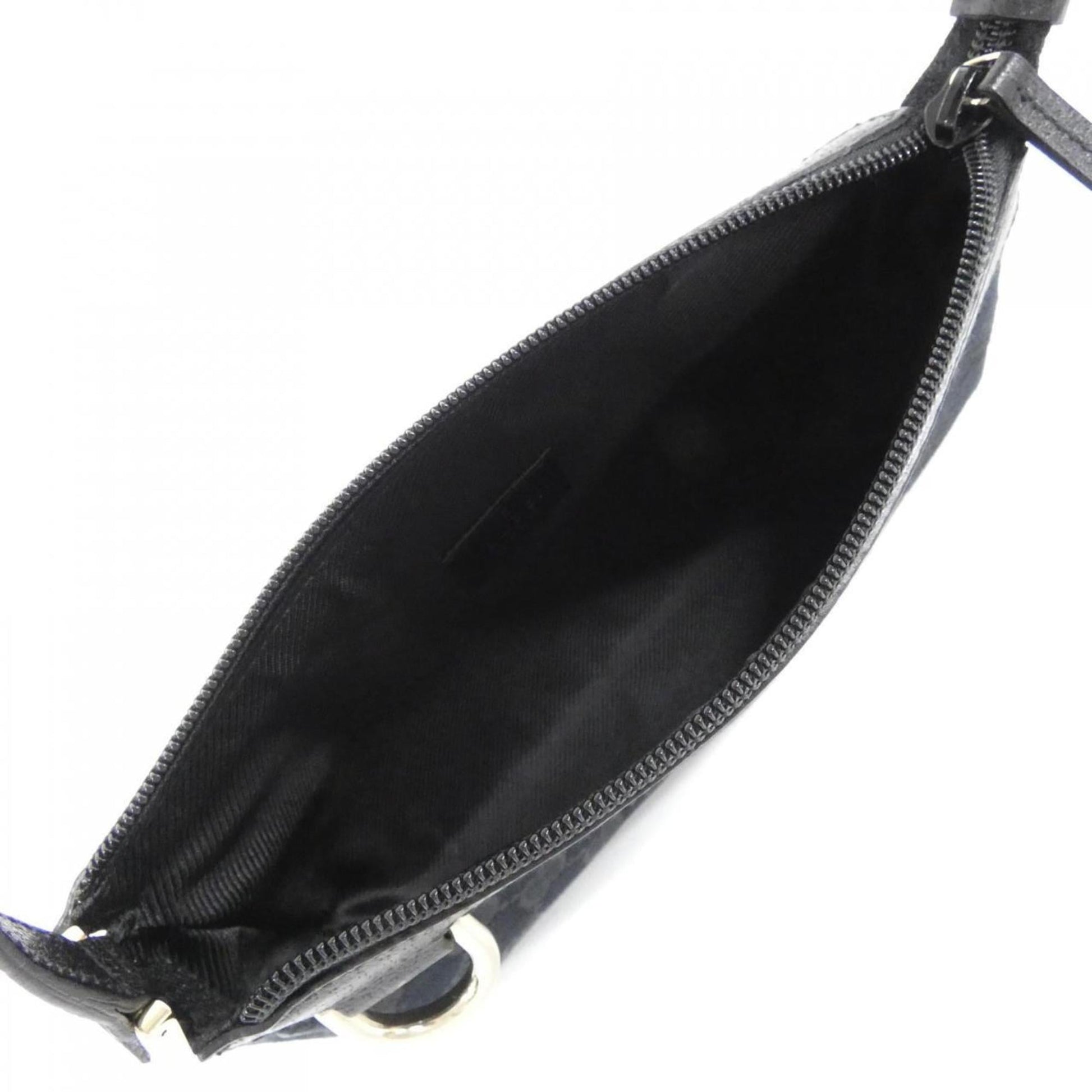 Gucci Gg Canvas Black Gg Canvas Shoulder Bag