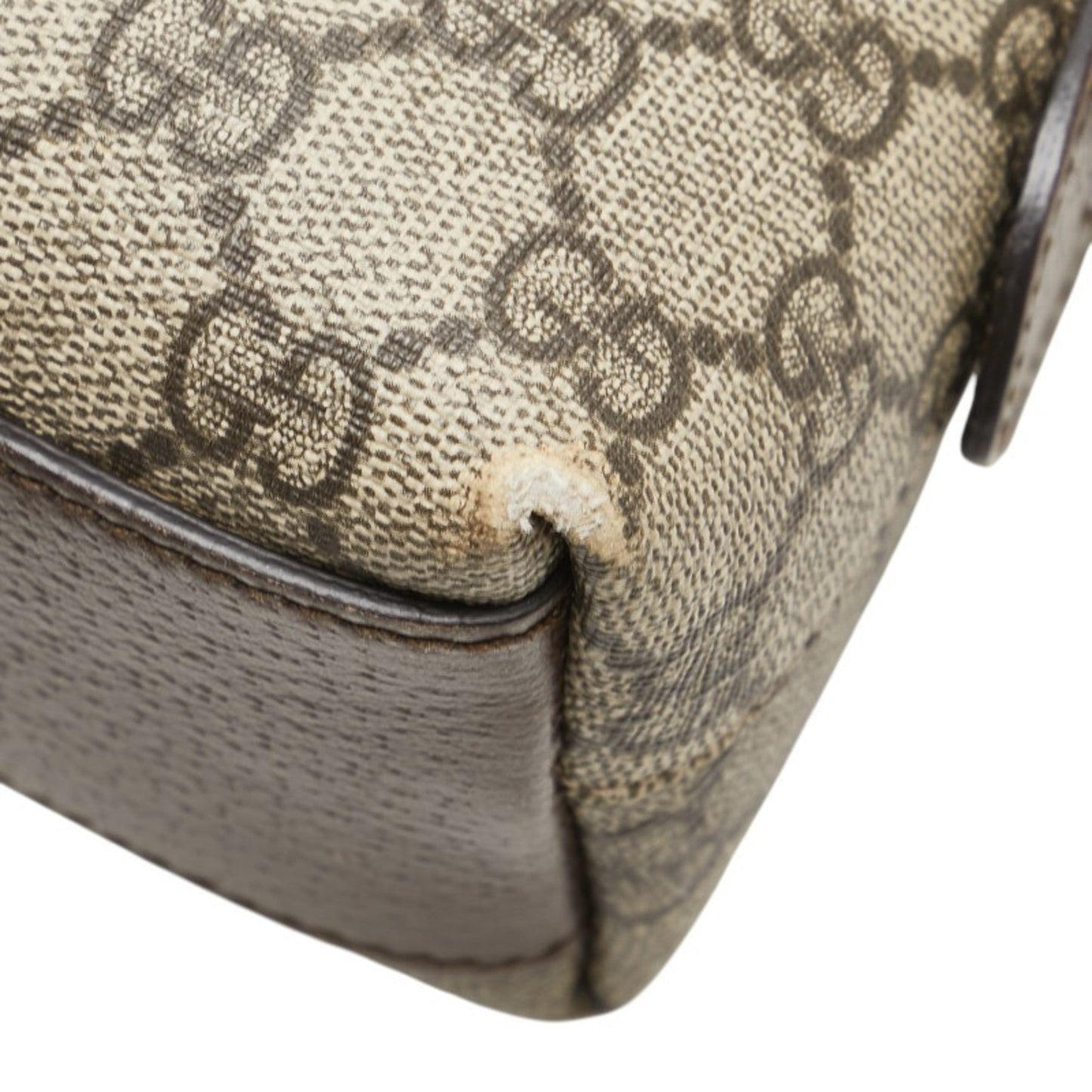 Gucci Ophidia Beige Brown Pvc Leather Shoulder Bag