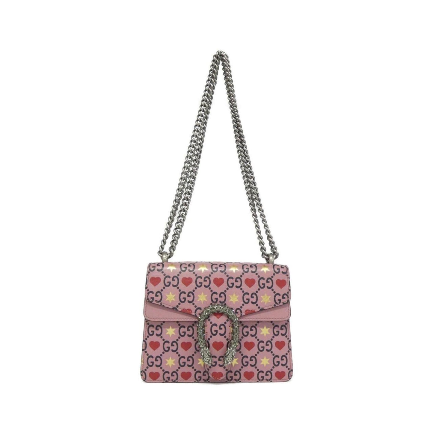 Gucci Pink Leather Shoulder Bag