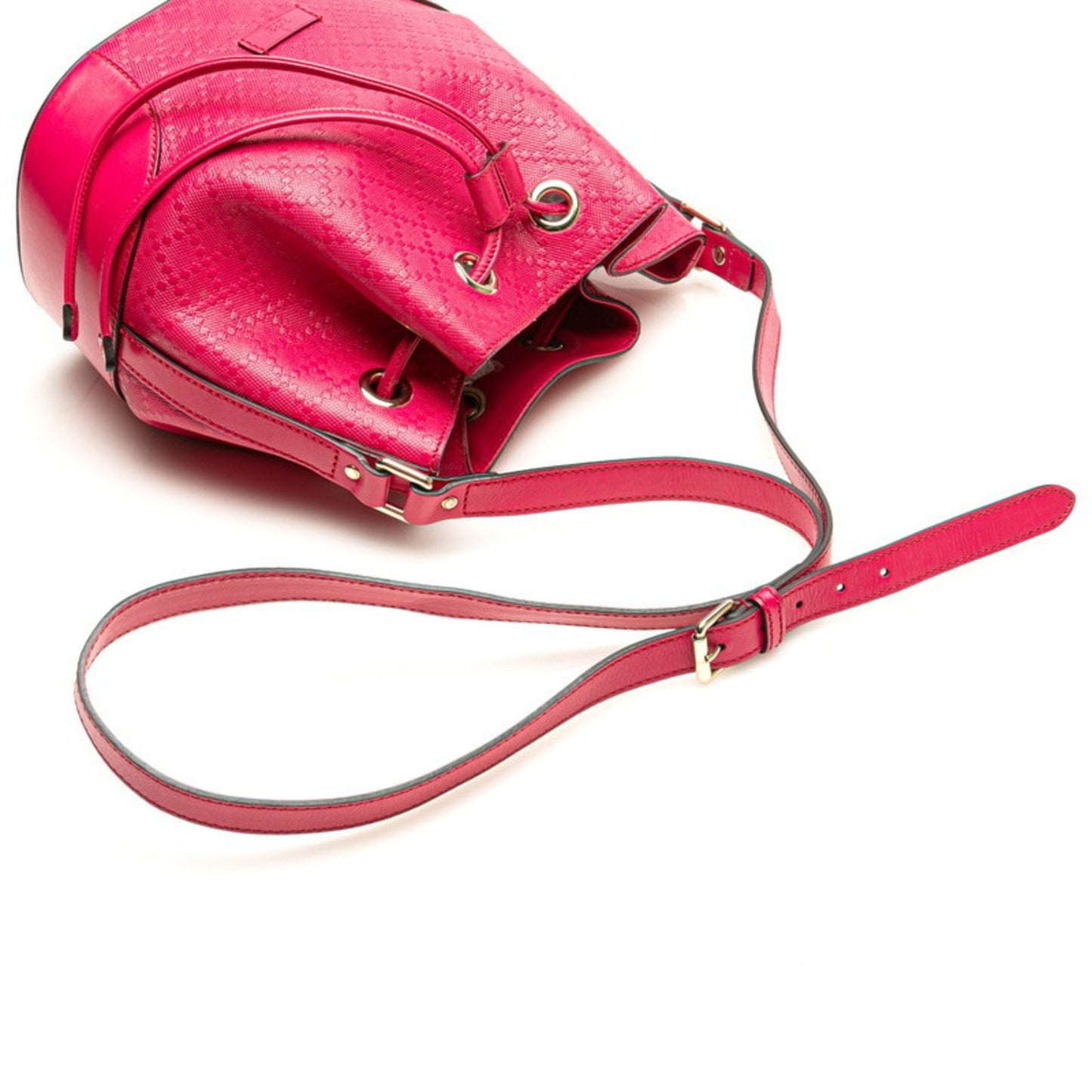 Gucci Diamante Pink Leather Shoulder Bag