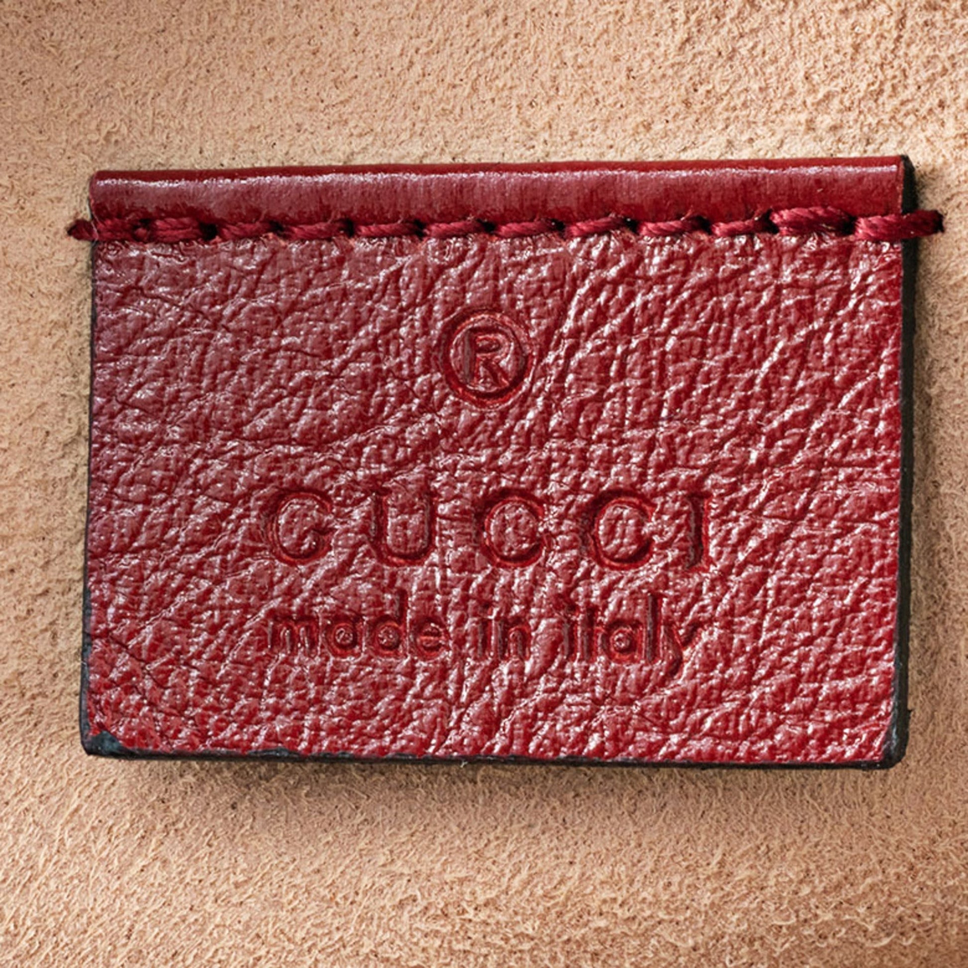 Gucci Red Color Leather Shoulder Bag